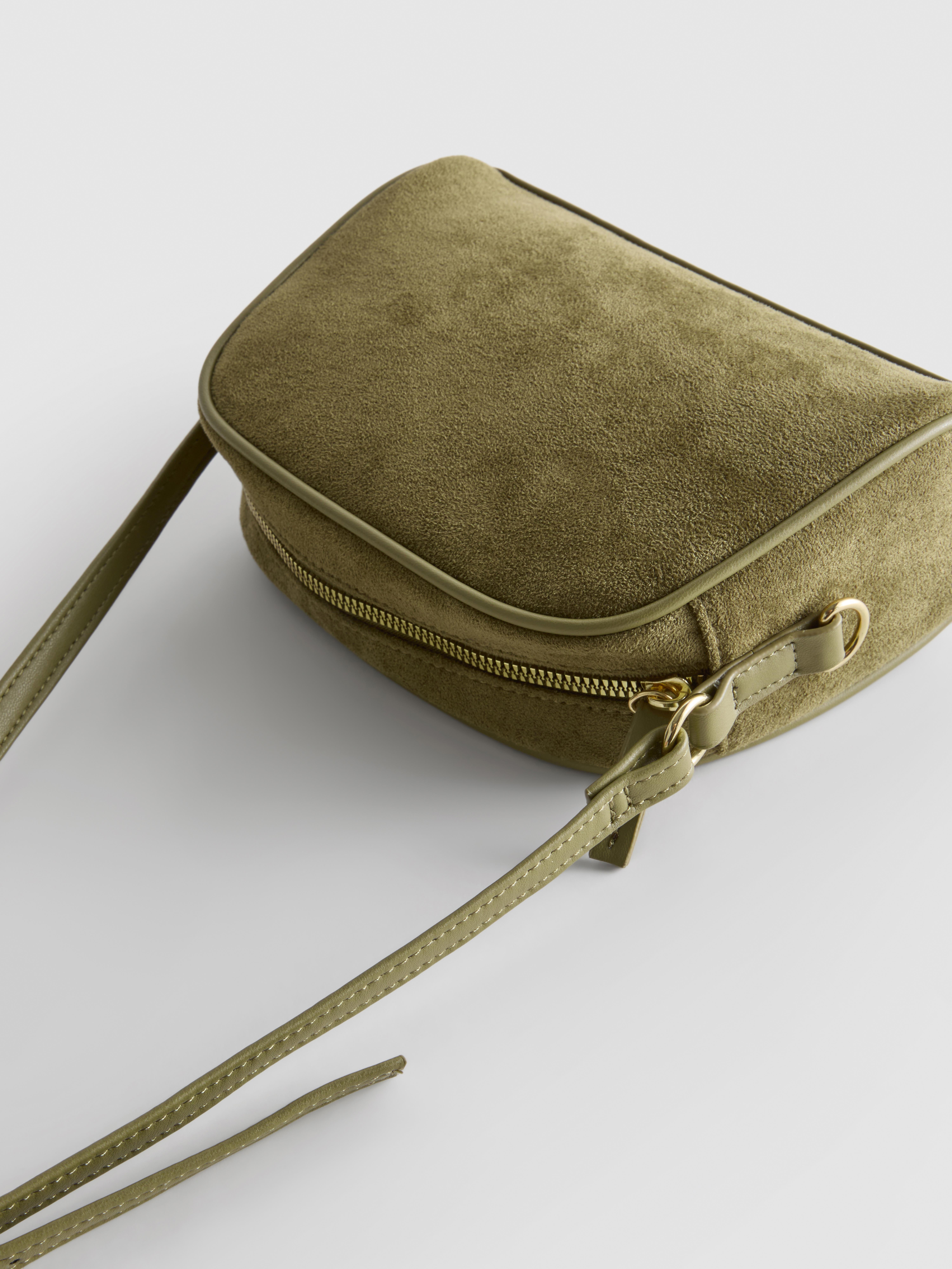 Mini sac à bandoulière en suédine