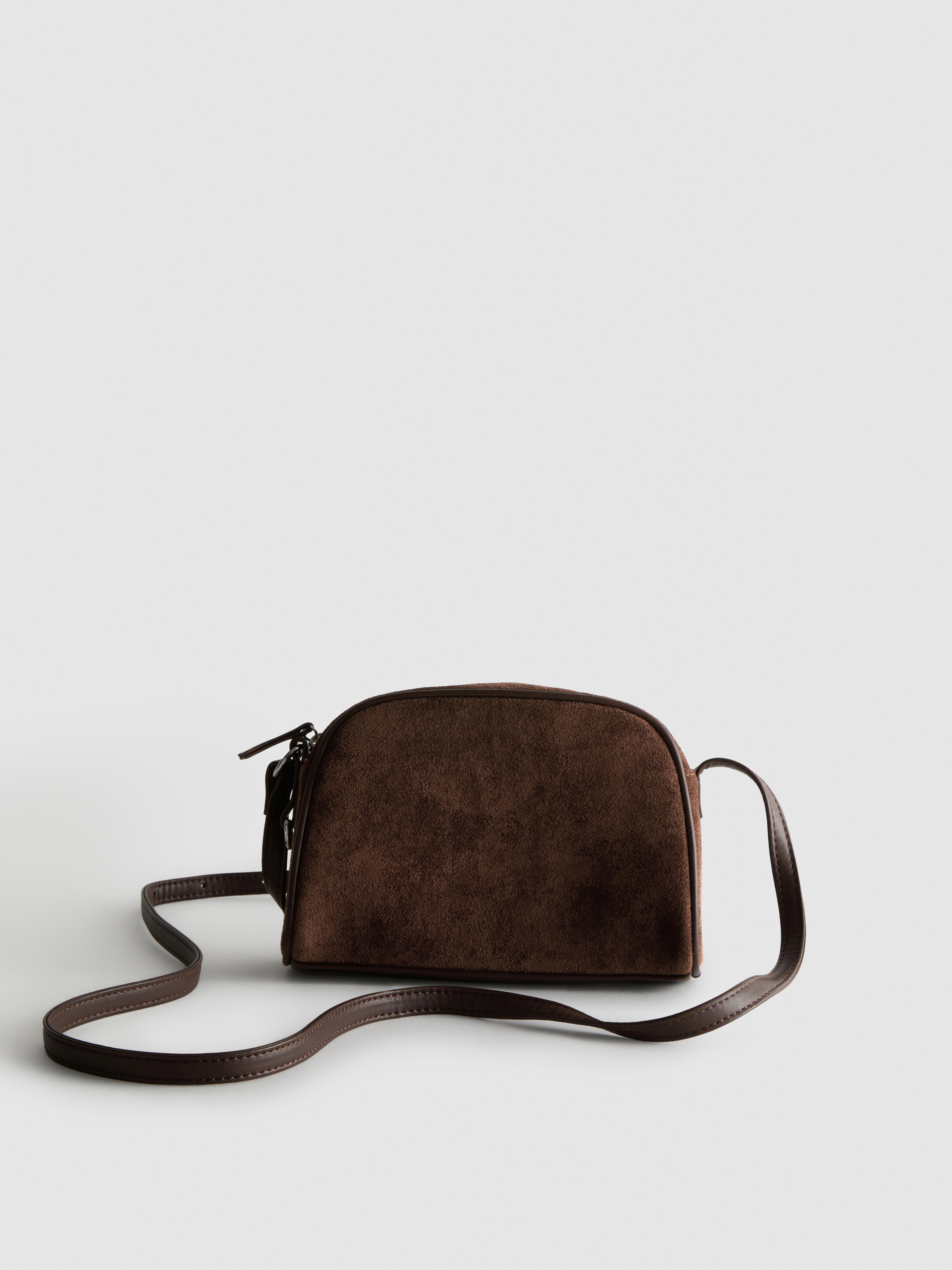 Mini-Umhängetasche in Wildleder-Optik