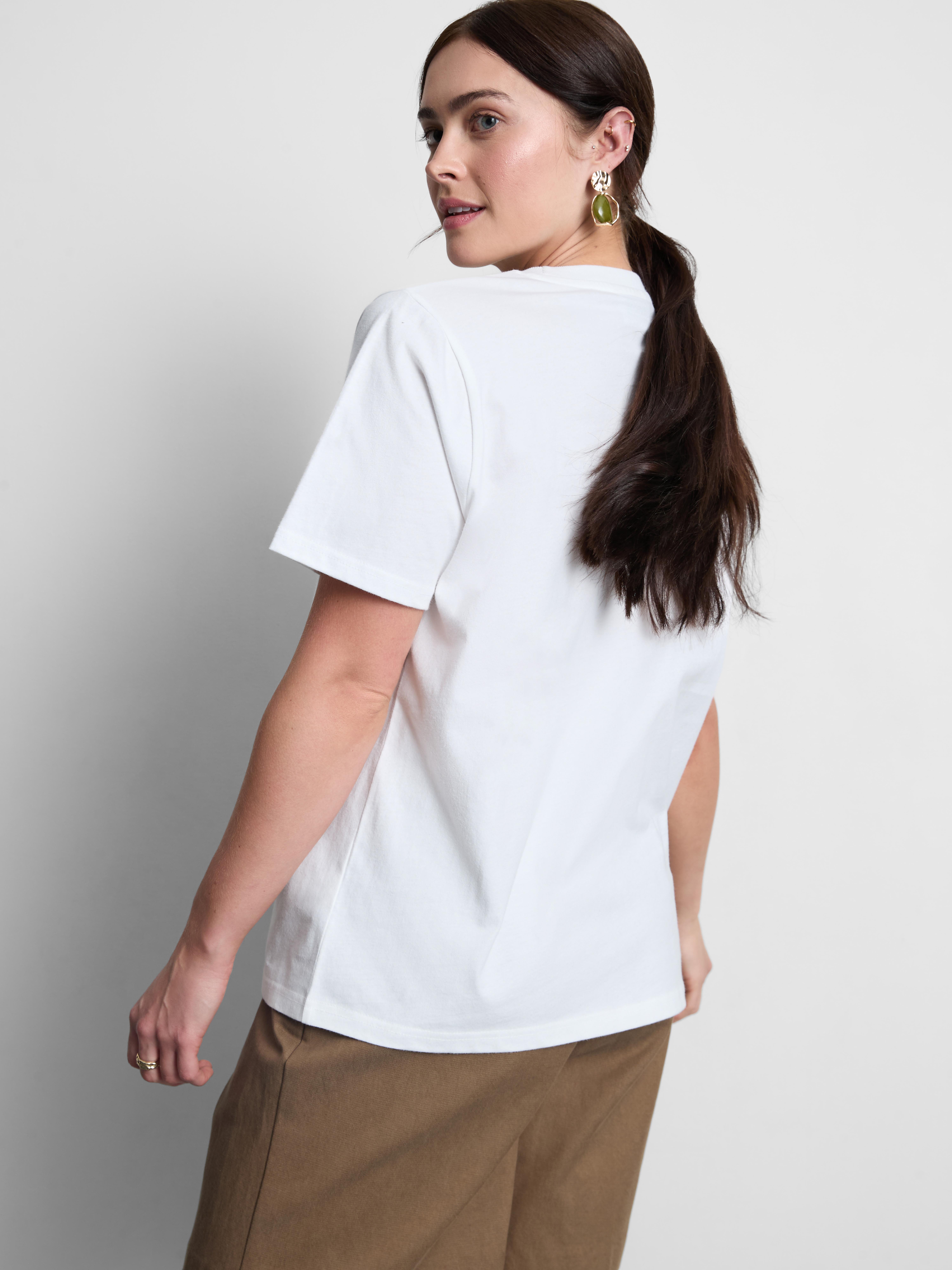 Maura K Spain Cotton Portrait Tee