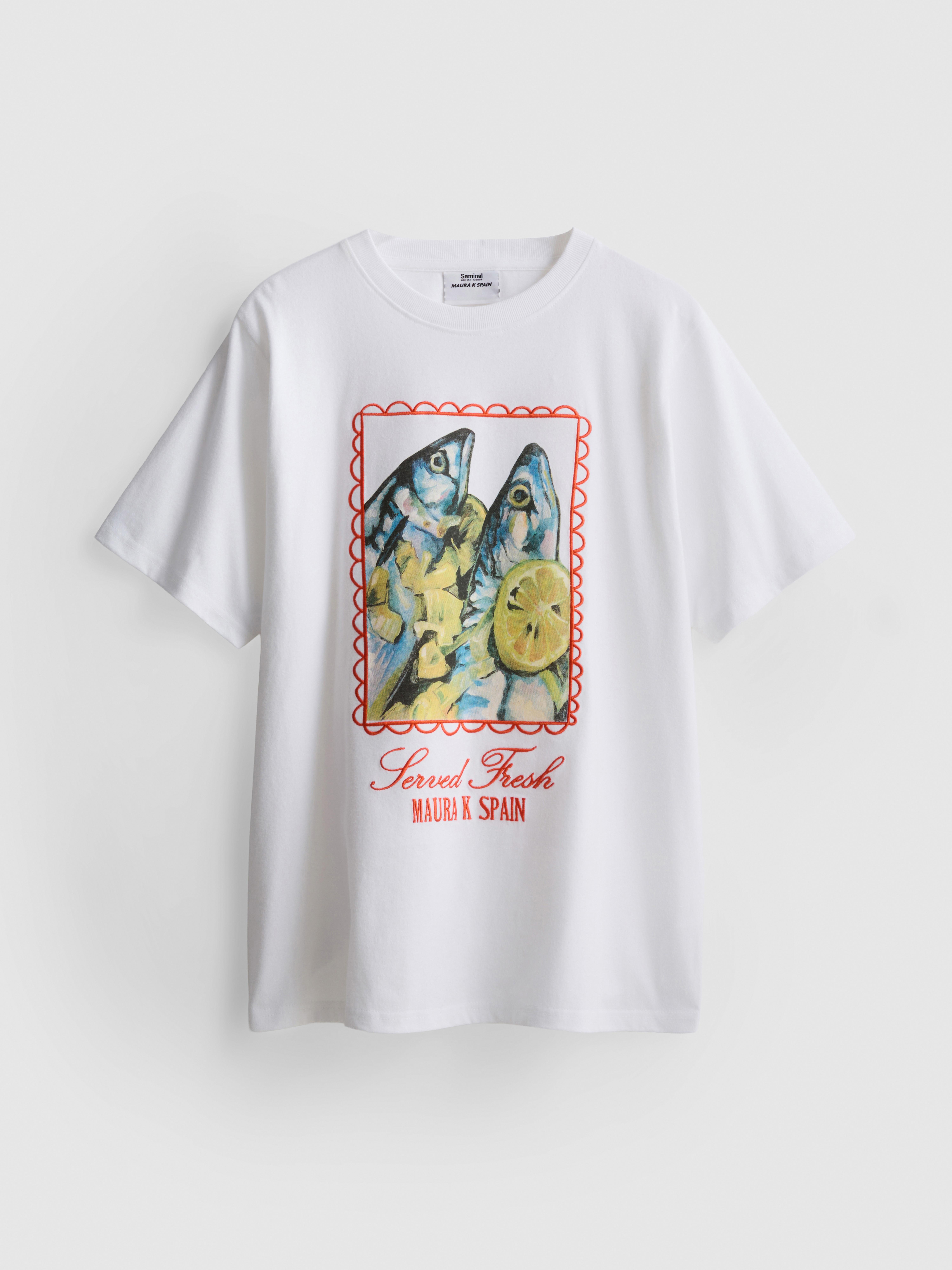 Maura K Spain Cotton Portrait Tee