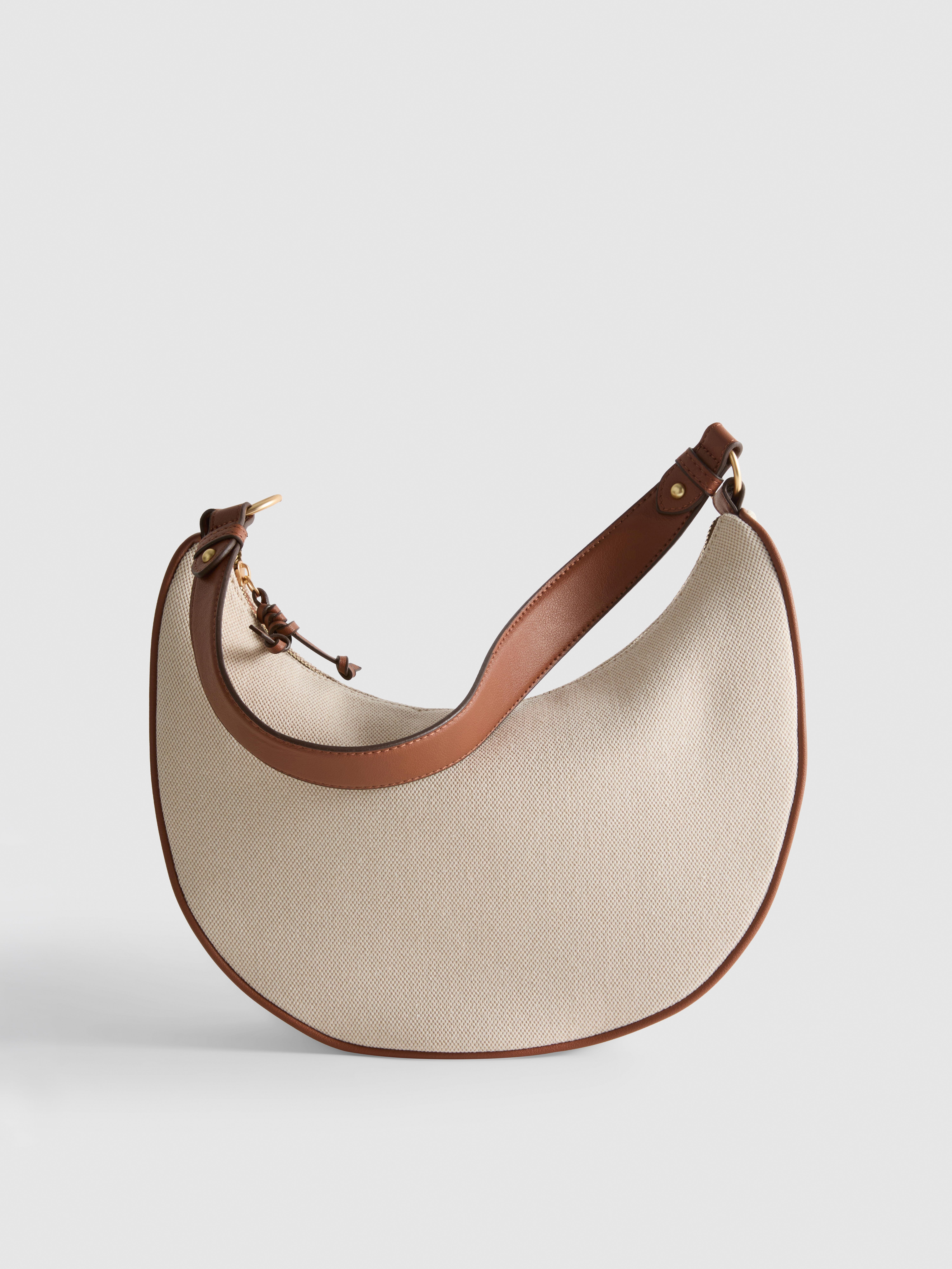 Scoop Fabric Shoulder Bag