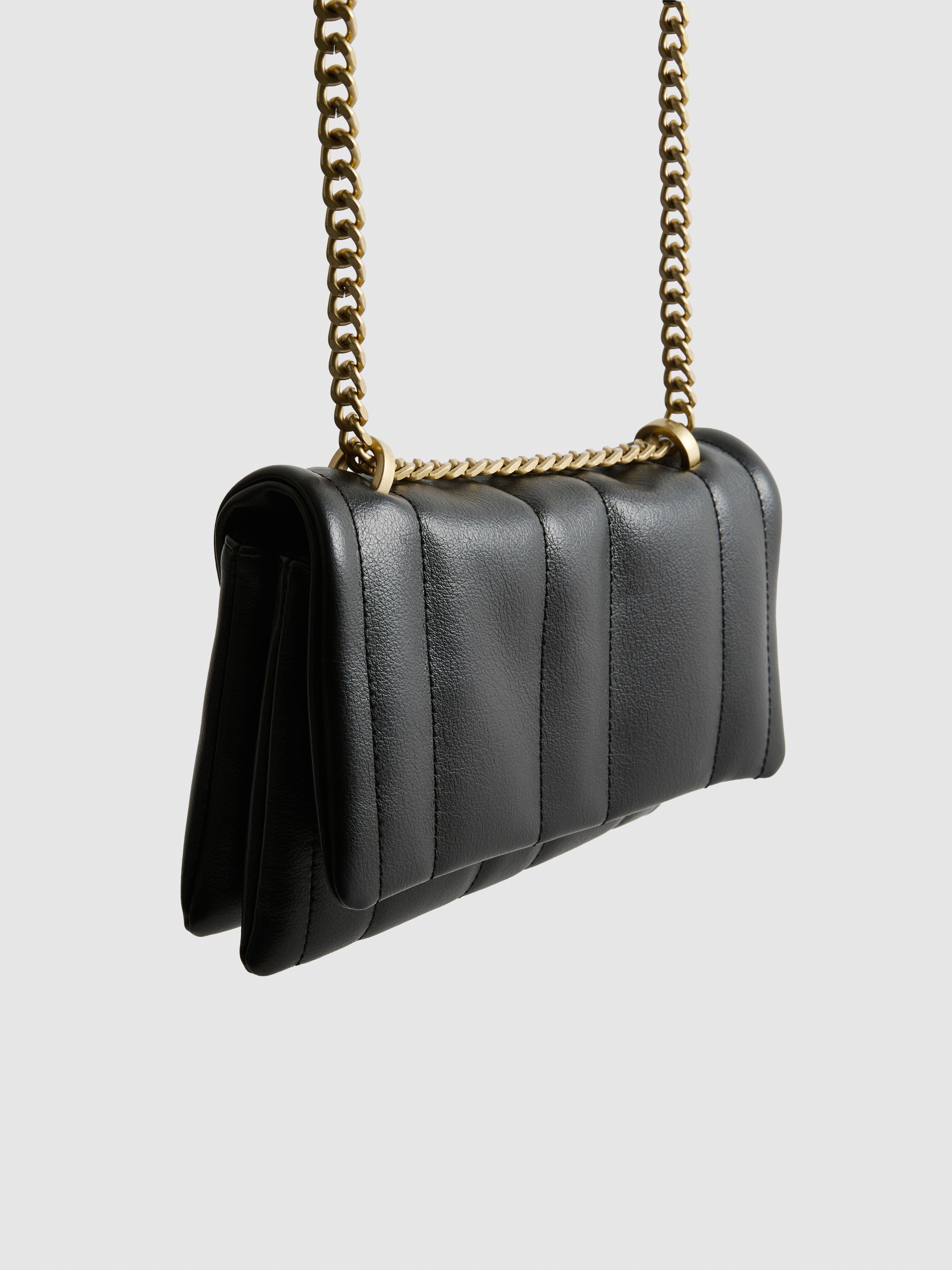 Flap-Over Panel Crossbody Bag