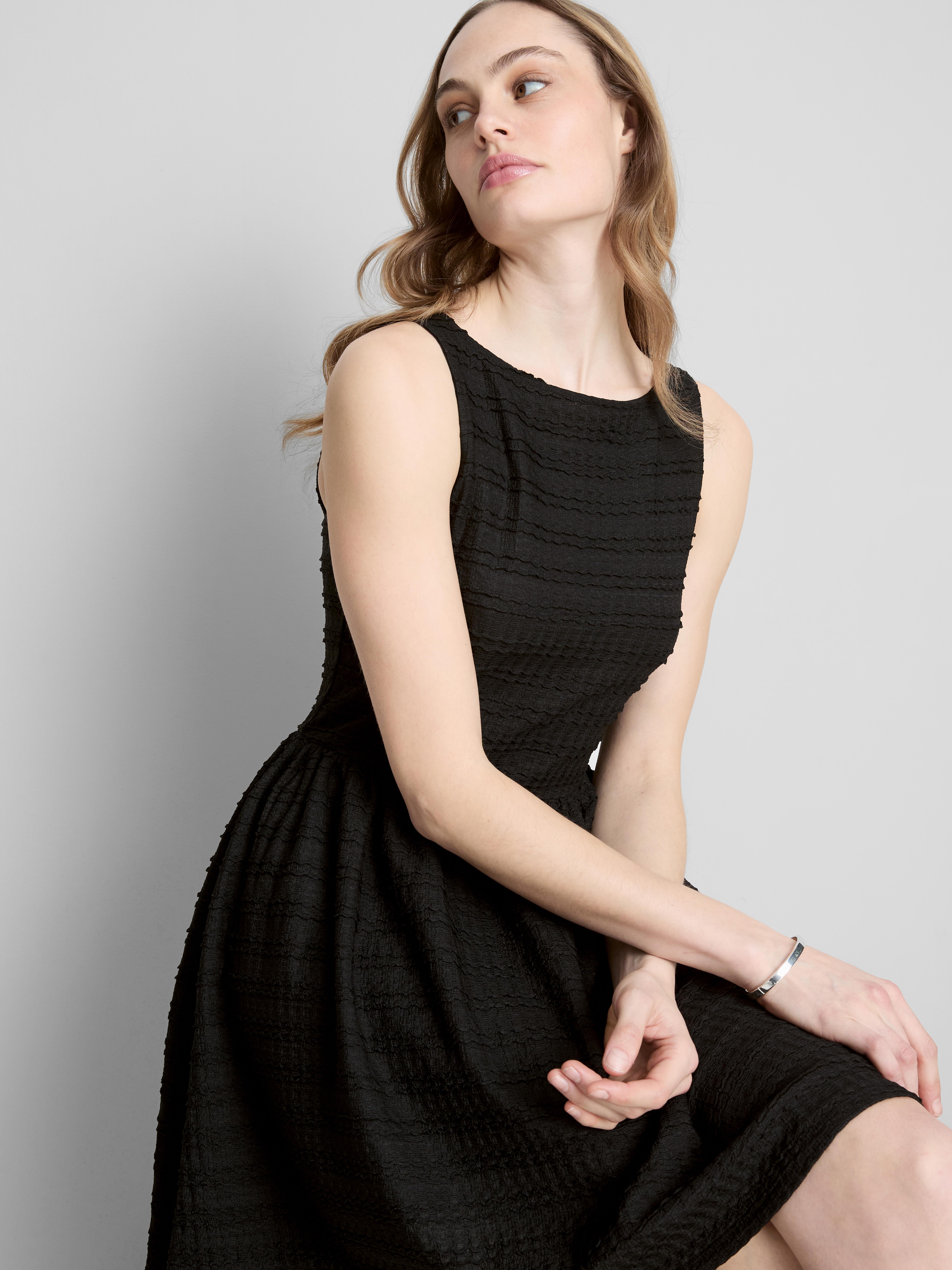 primark black mini dress Mayok Long Sleeve Mini Dress L | XL | Black | Womens