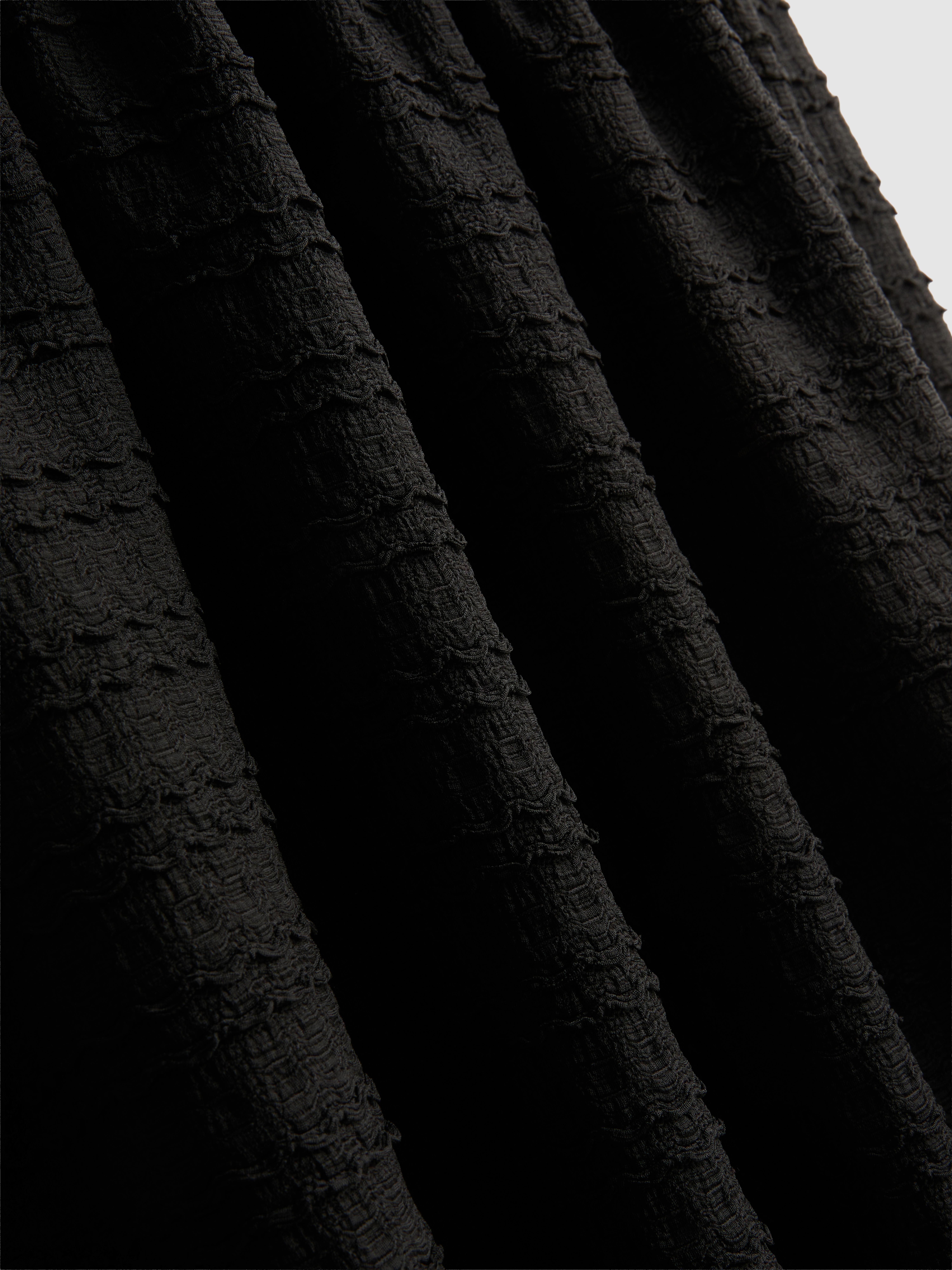 Textured Crinkle Mini Dress