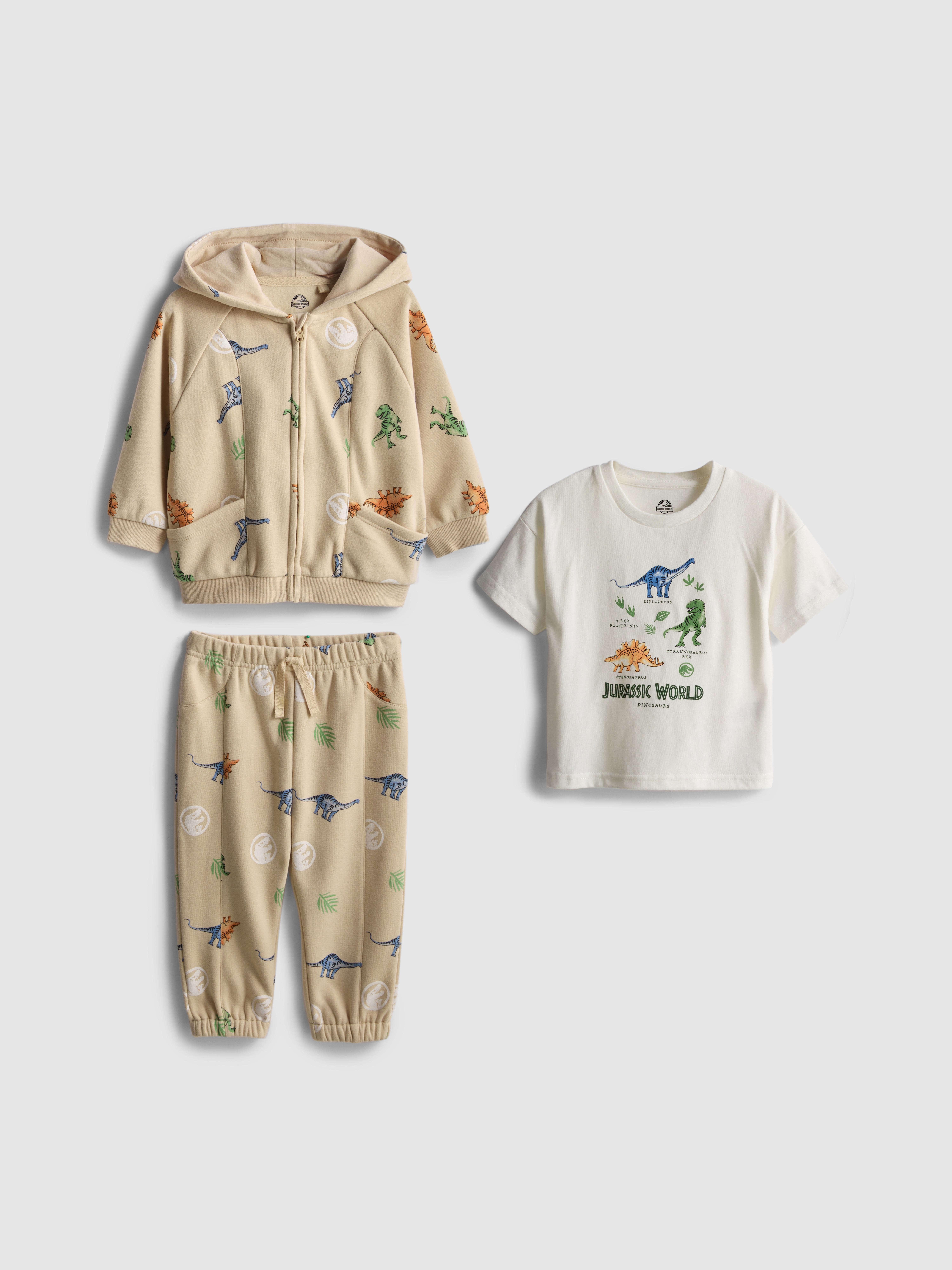 0-36 mnd | T-shirt, hoodie en joggingbroek Jurassic World