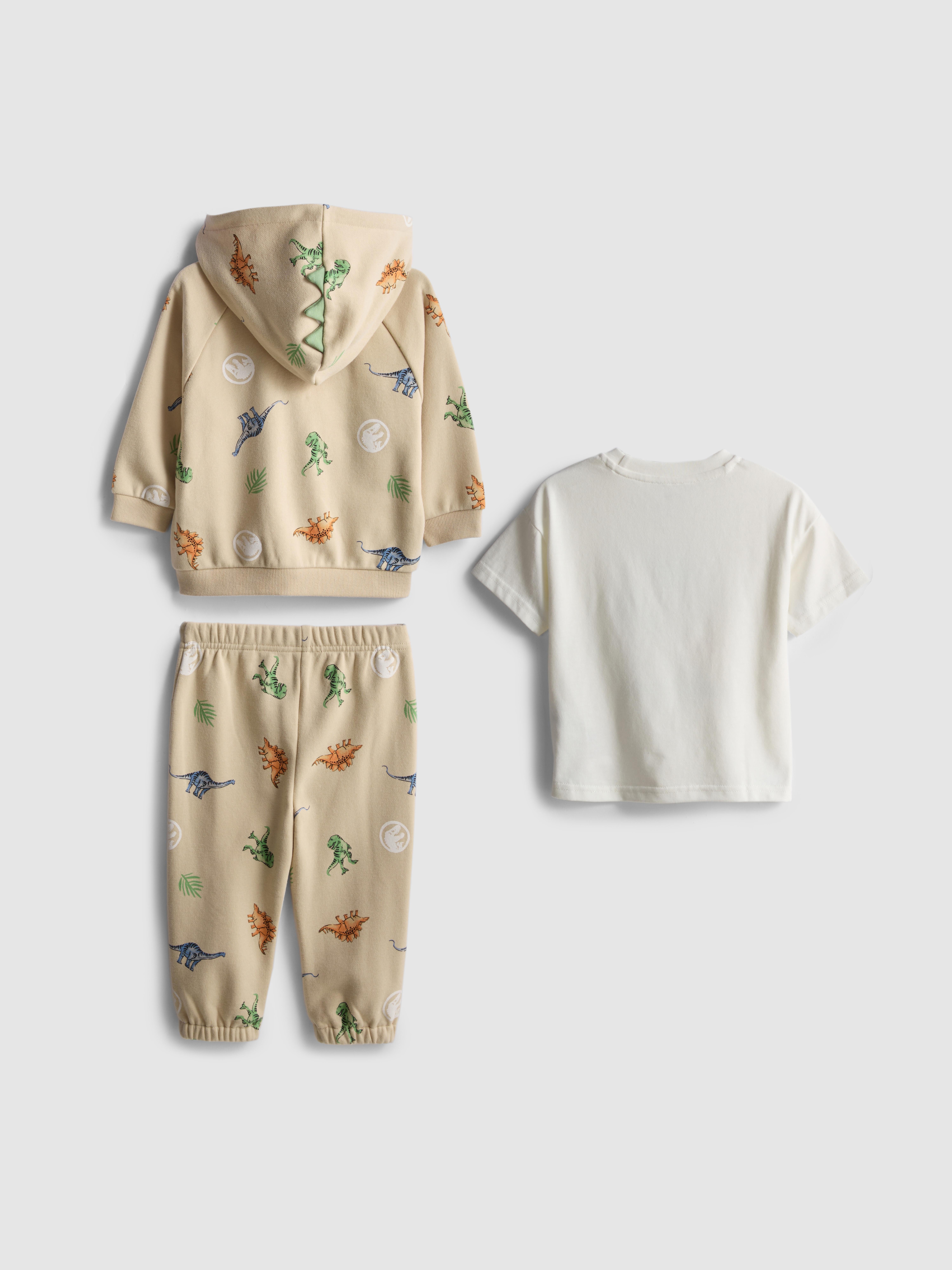 0-36mths | Jurassic World T-Shirt, Hoodie and Joggers Set