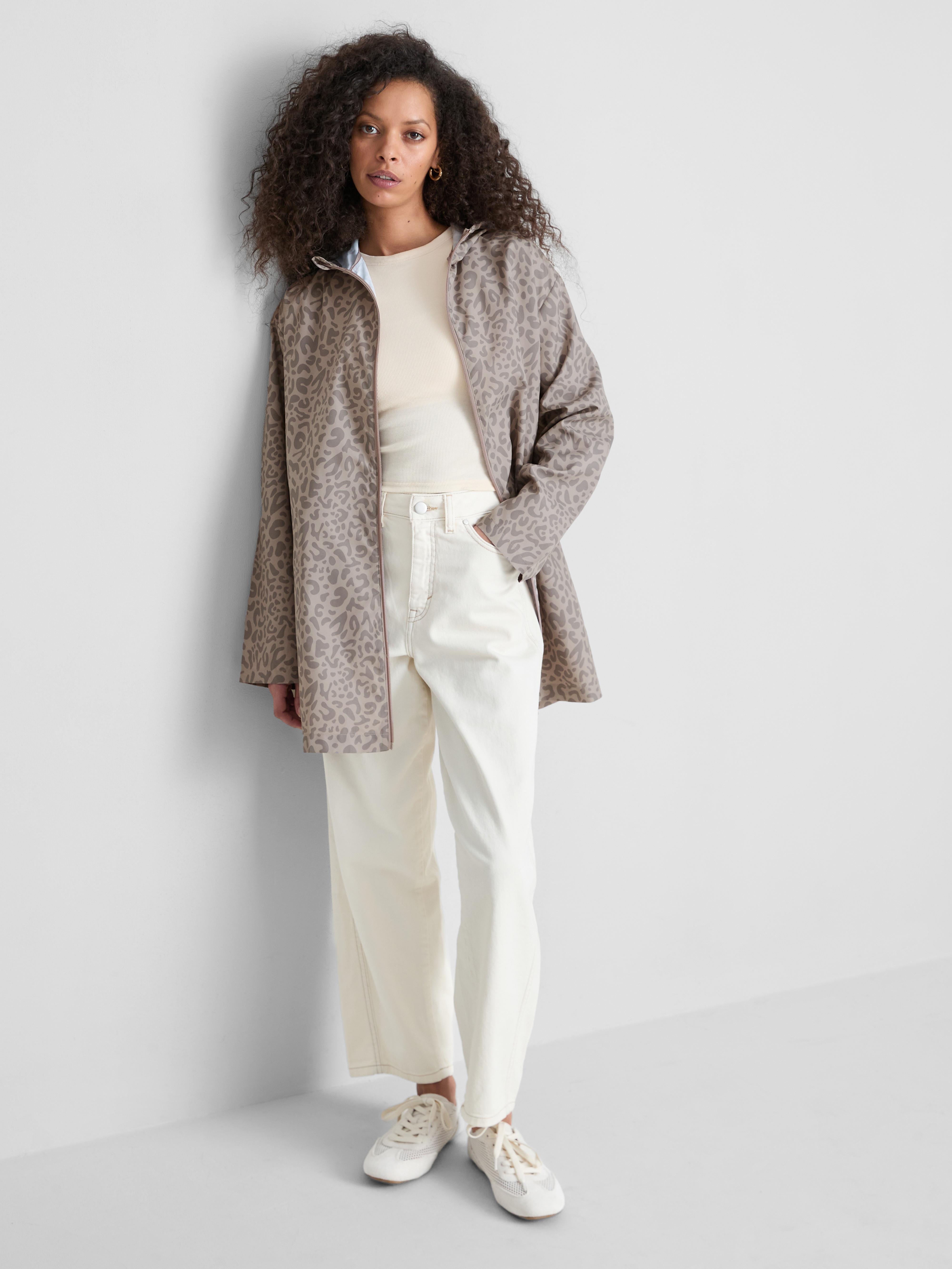 Packable Longline Rain Jacket