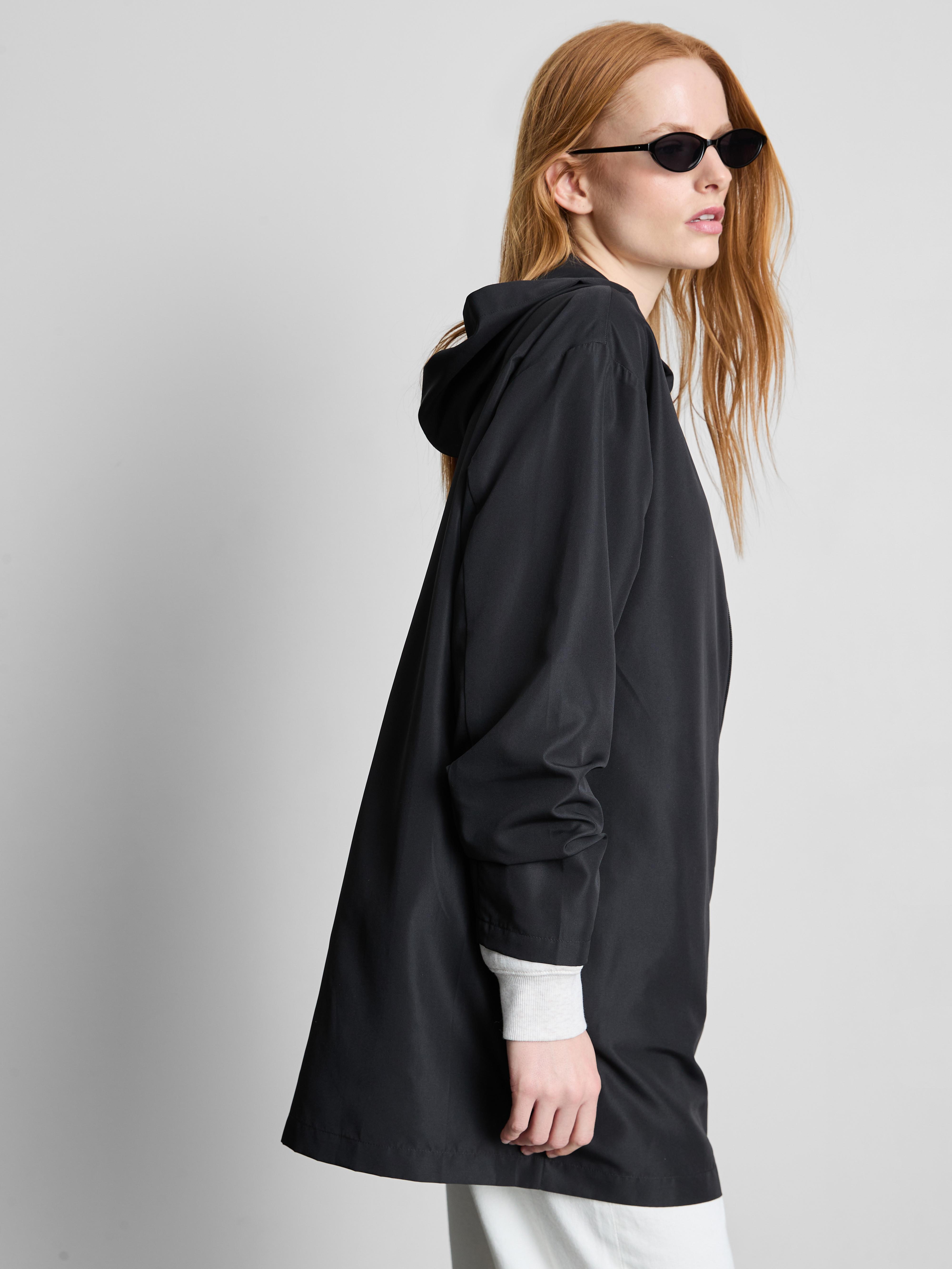 Packable Longline Rain Jacket
