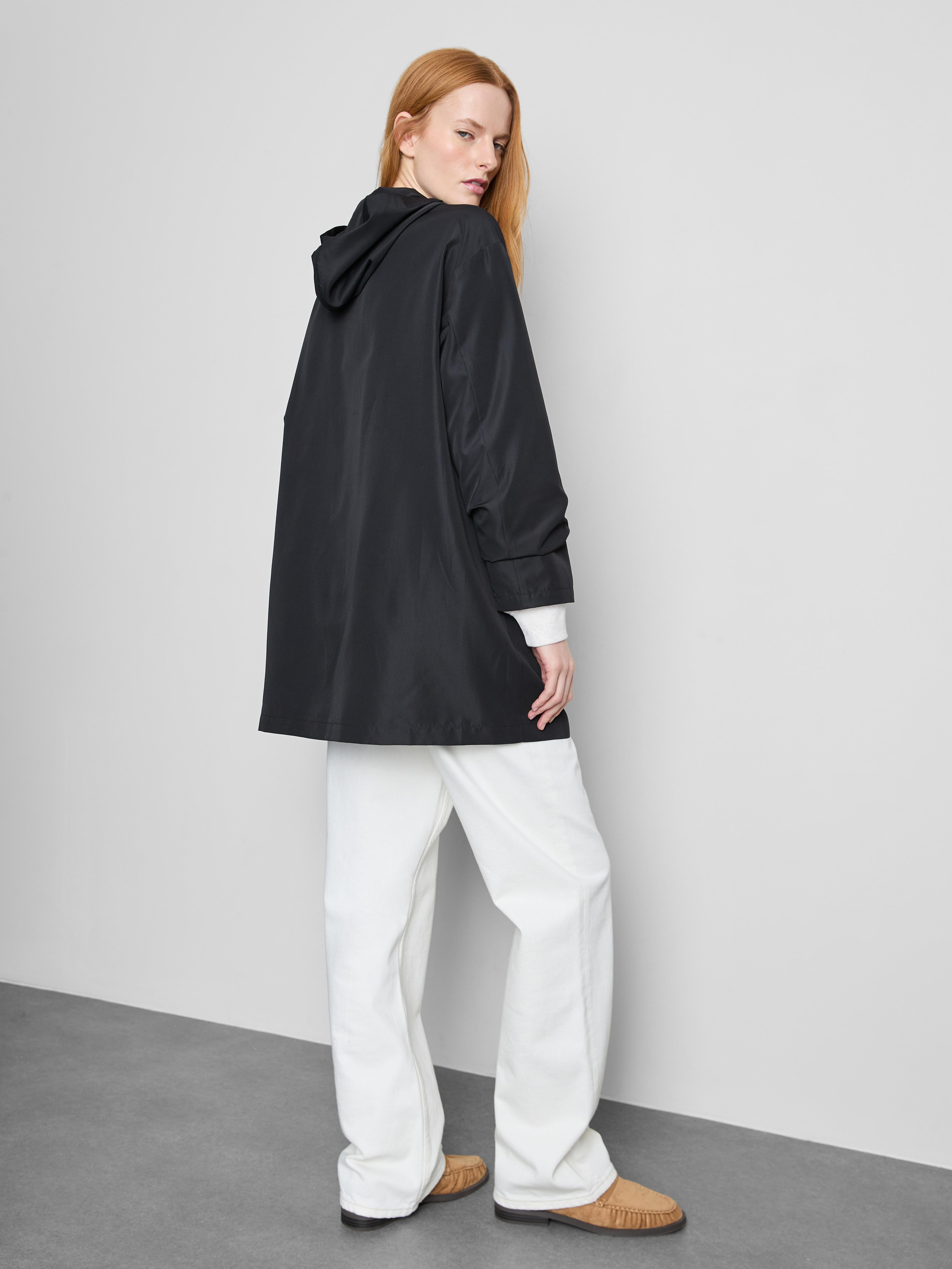Packable Longline Rain Jacket