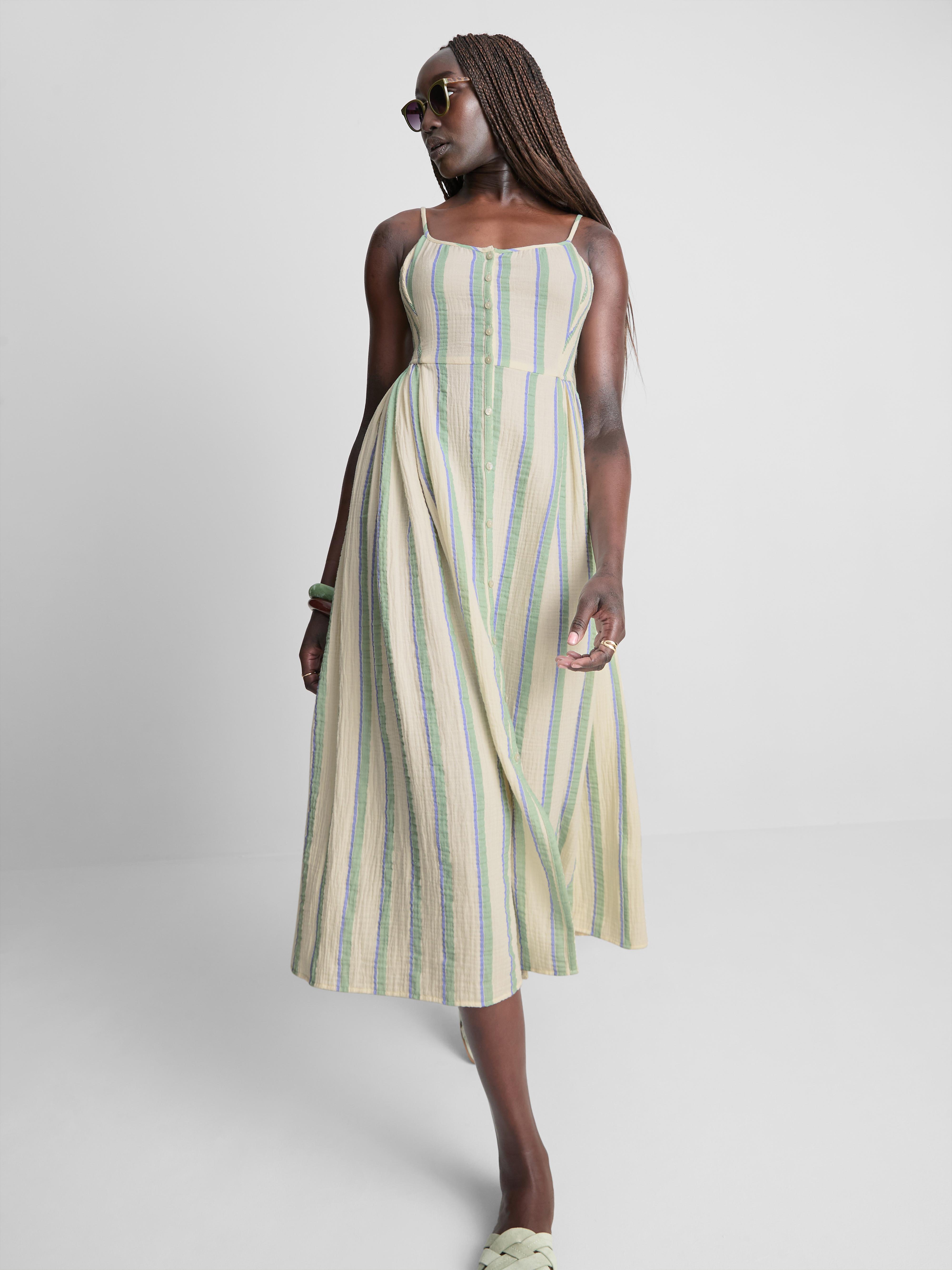 off the shoulder polka dot midi dress Chiffon Polka Dot Midi Dress