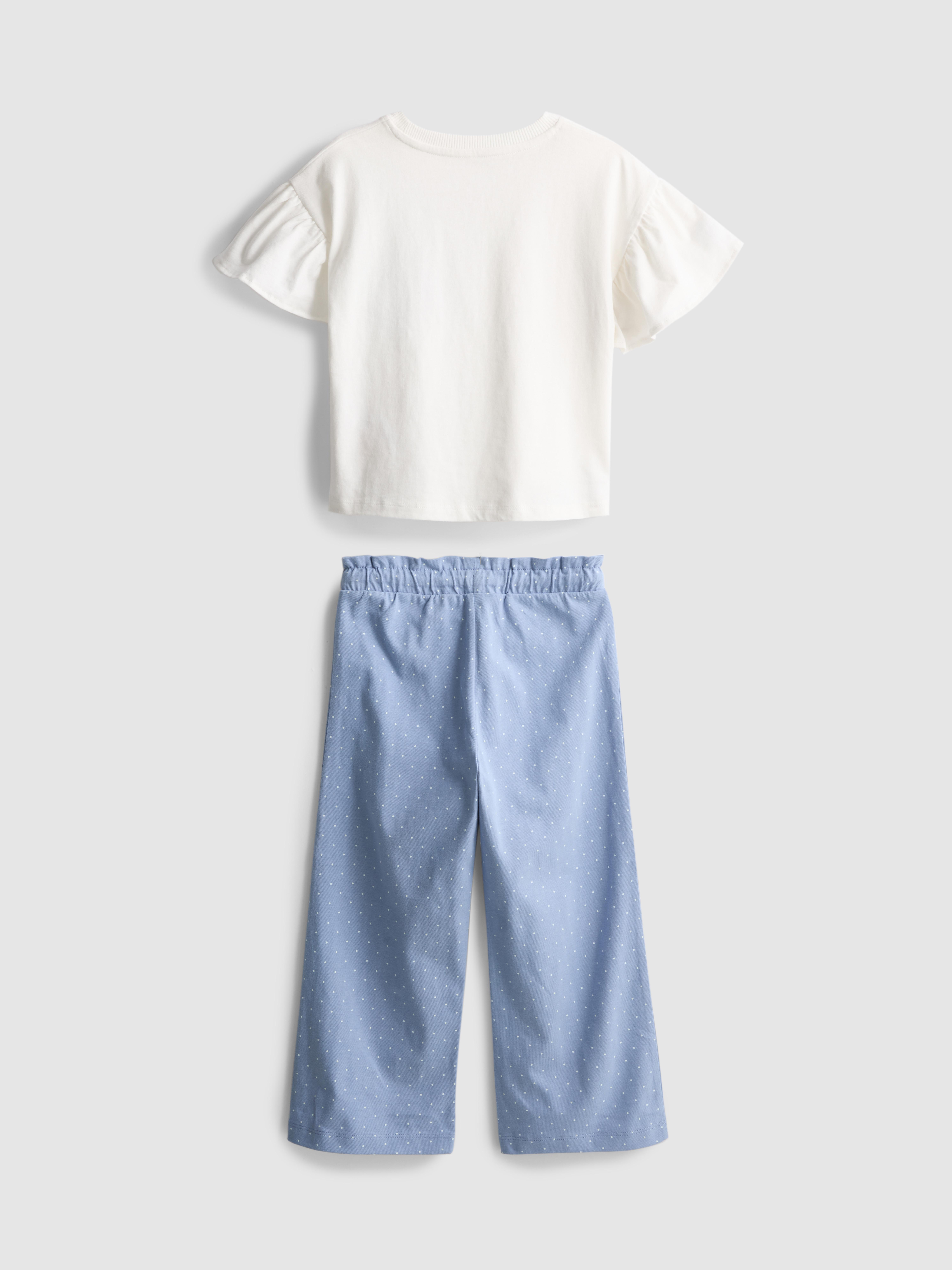 1.5-9yrs | Ruffle T-Shirt and Pants Set
