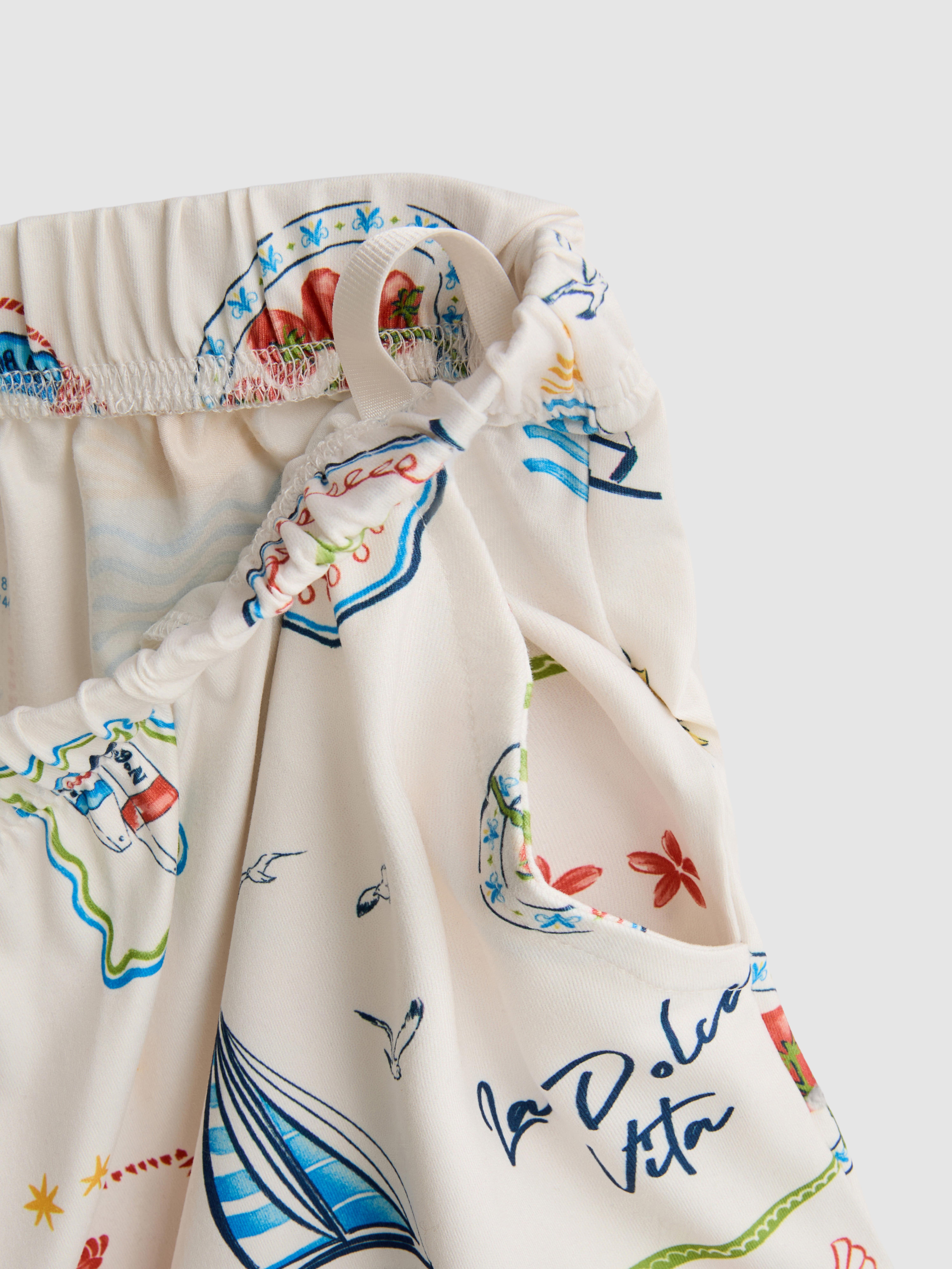 Adaptive Printed Shorty Pyjamas