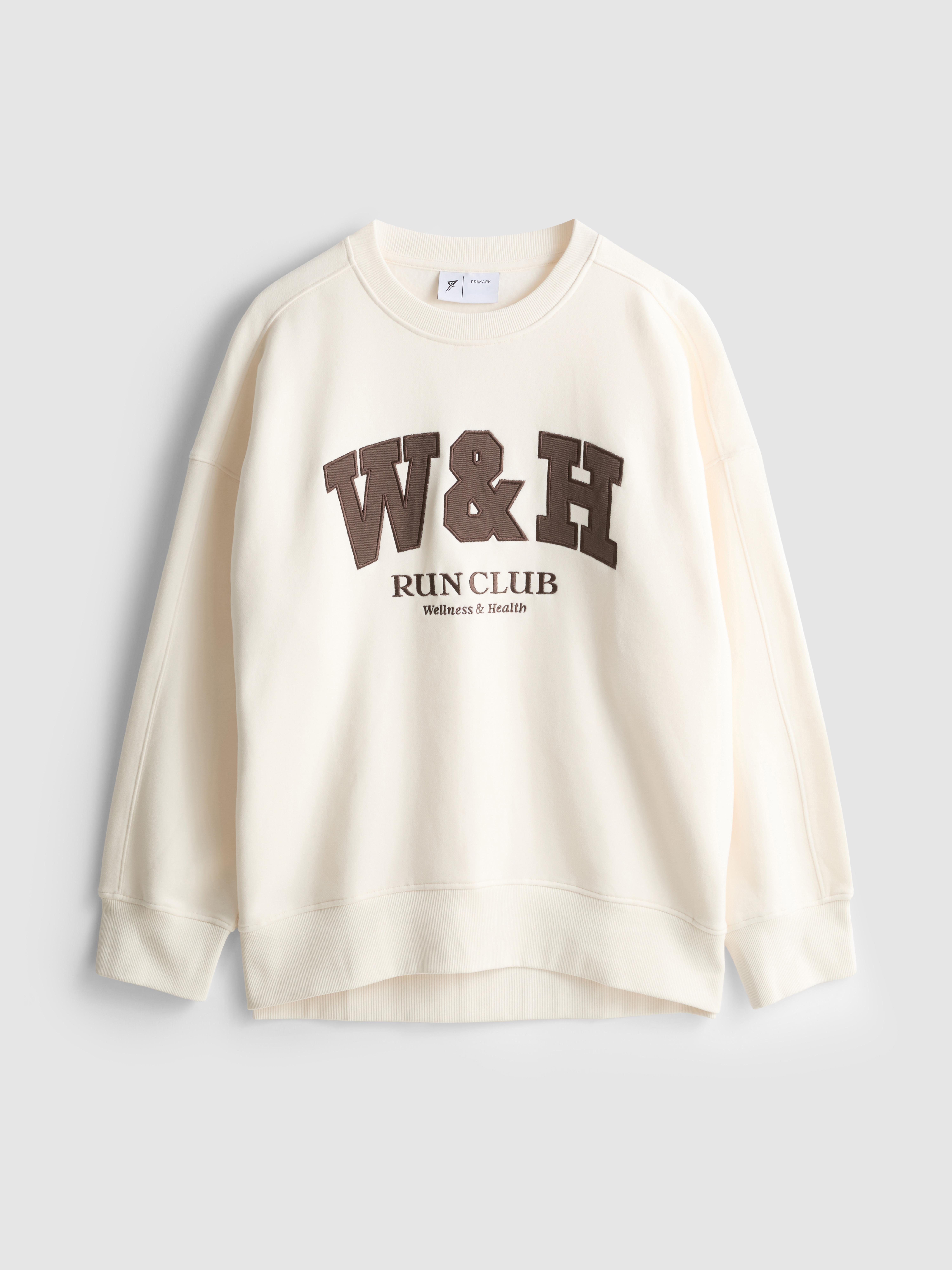 Oversized Cotton Rich Active Run Club Sweatshirt
