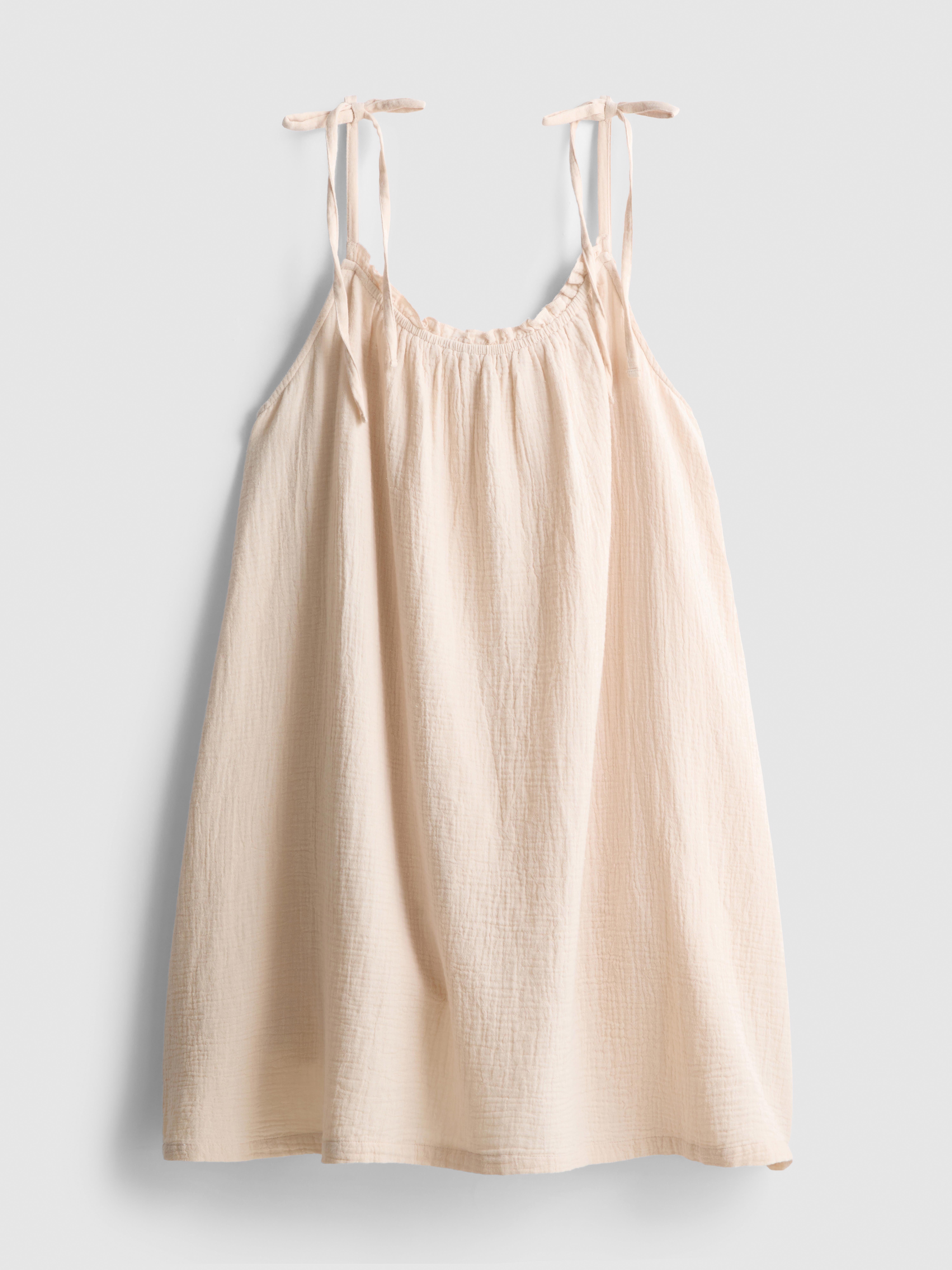 Trapez-Minikleid aus Baumwolle