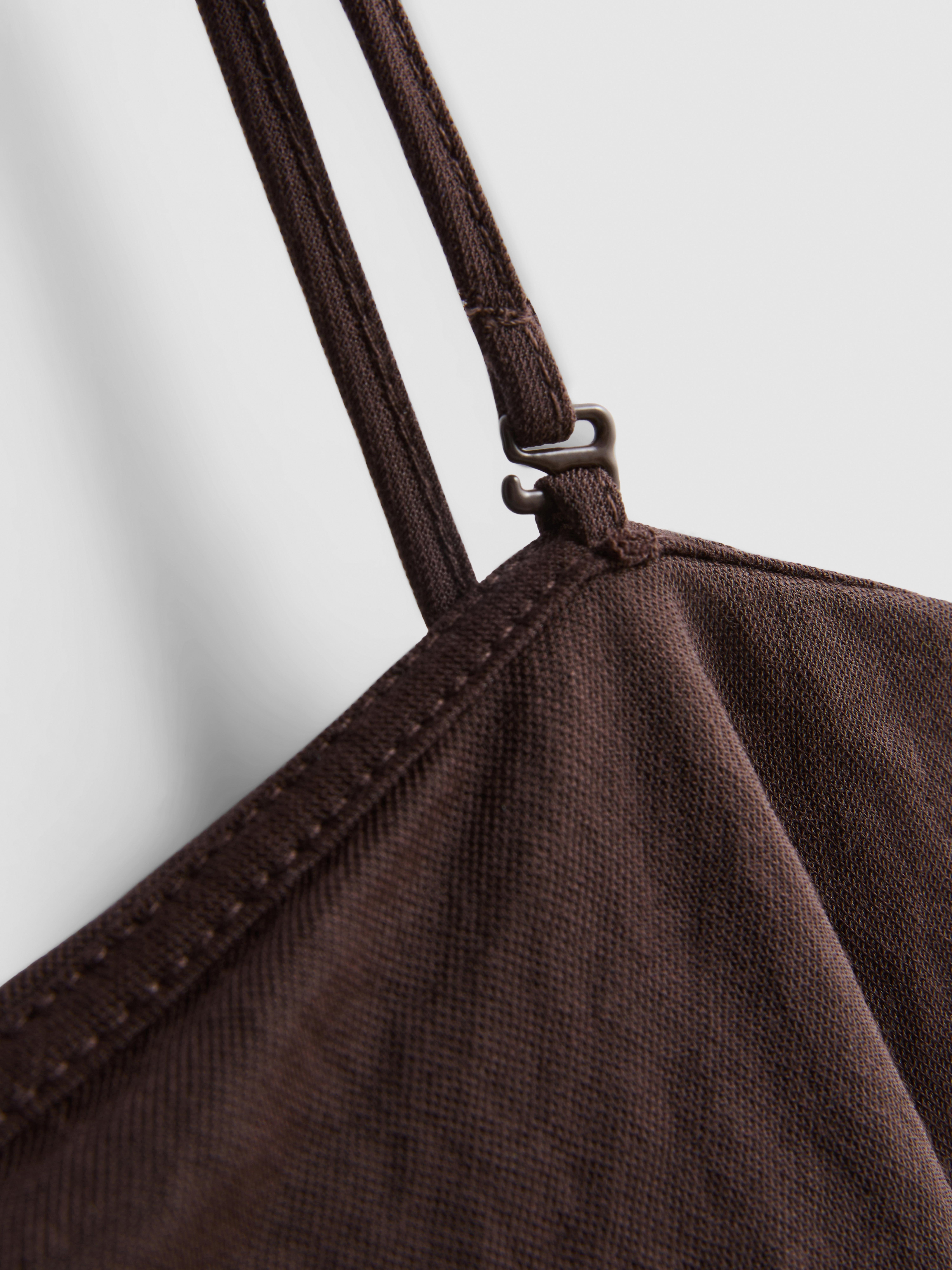 Bandeau-Top mit Zipfelsaum