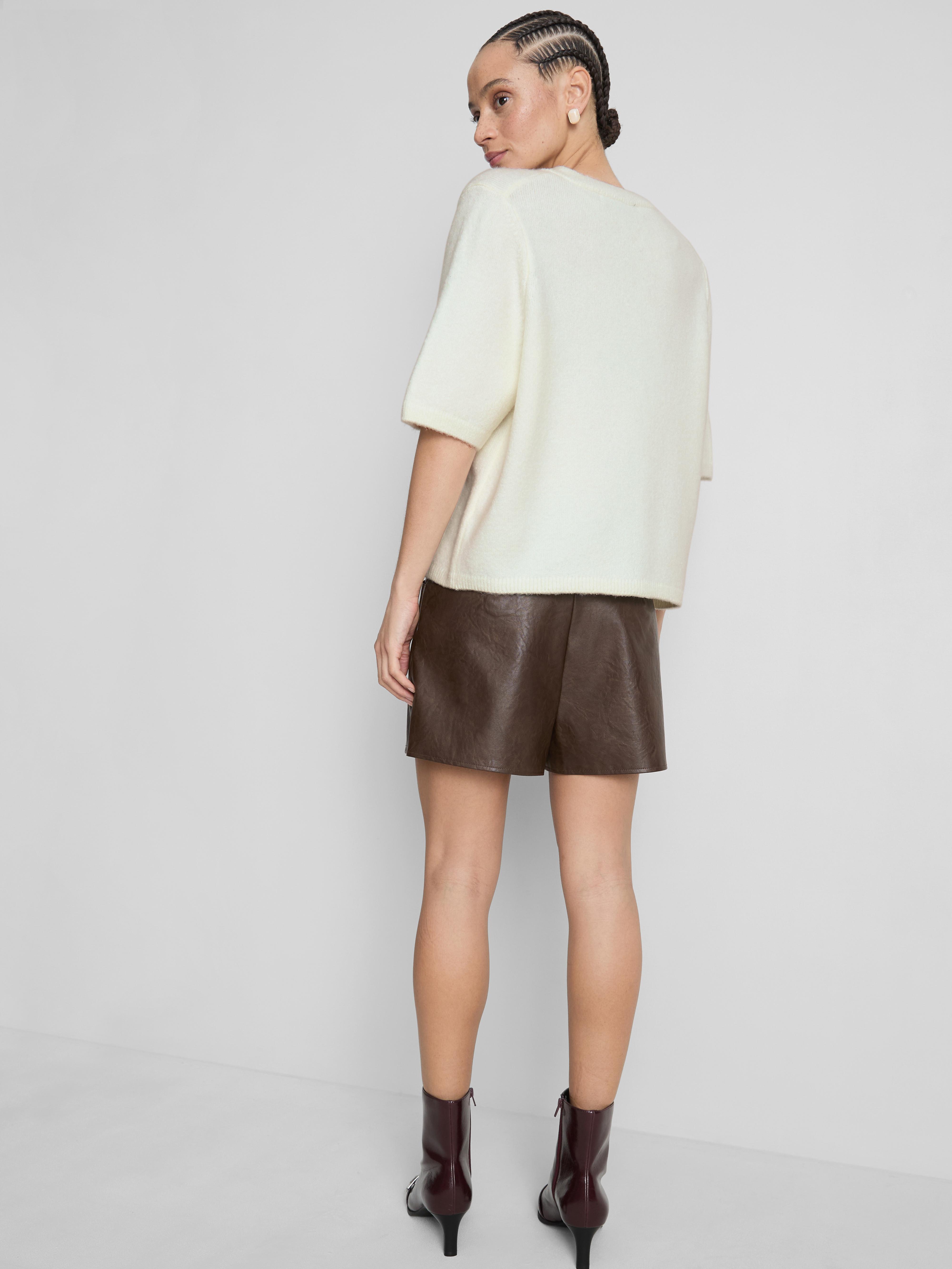 Soft Knit Short Sleeve Cardigan