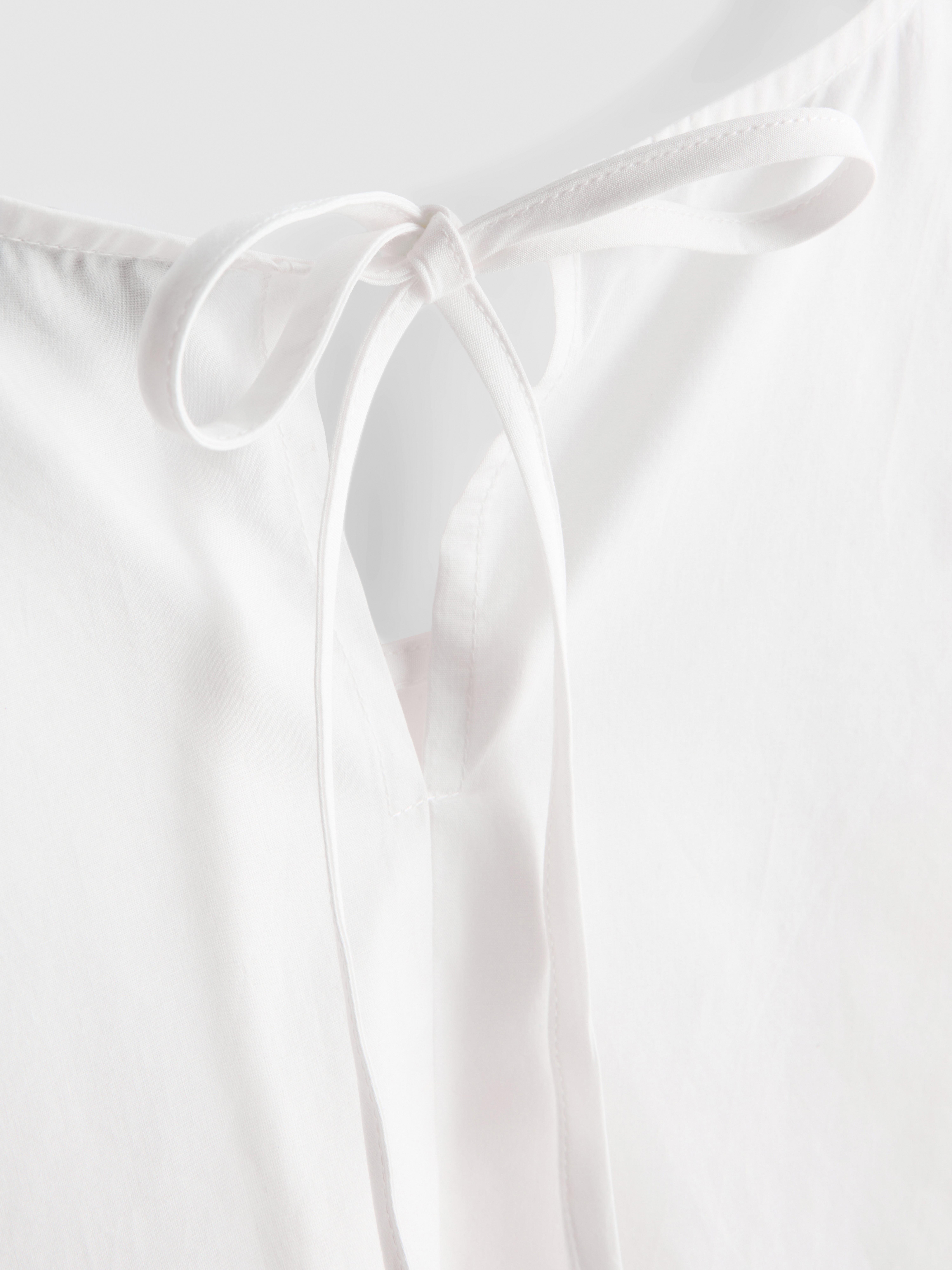 Cotton Embroidered Short Sleeve Blouse