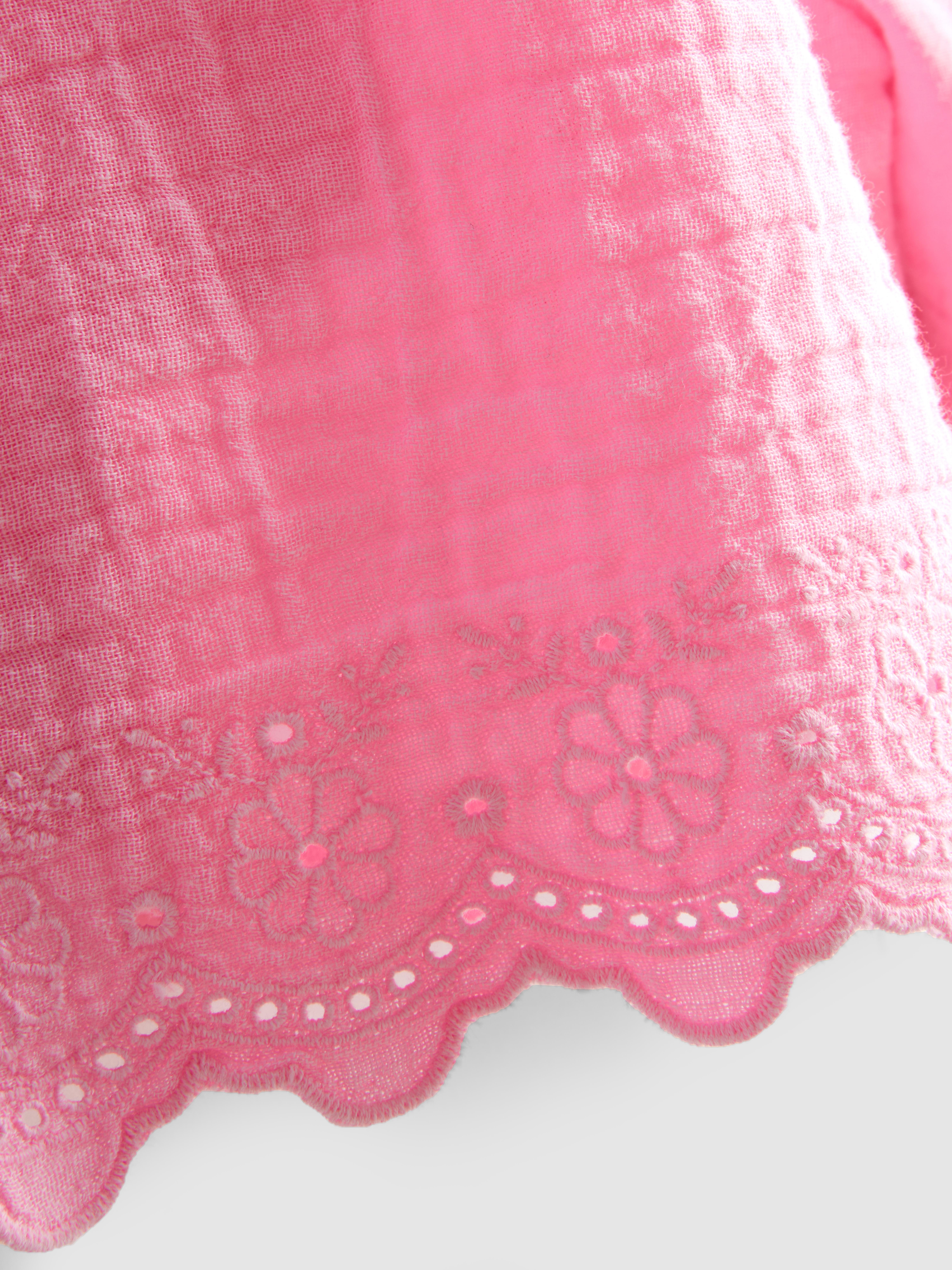 1.5-9yrs | Scallop-Trim Embroidered Romper