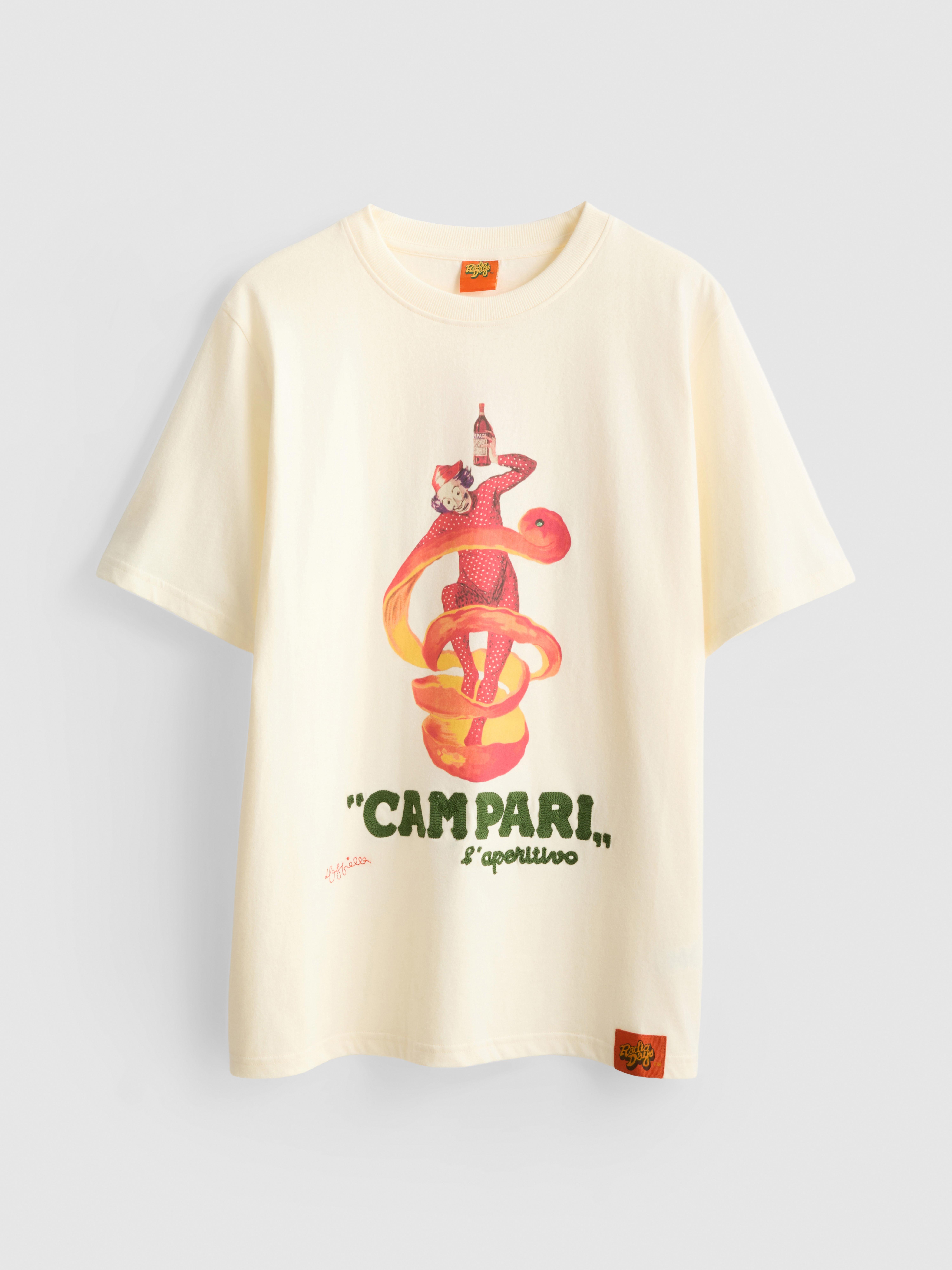Campari Cotton Crew Neck Tee