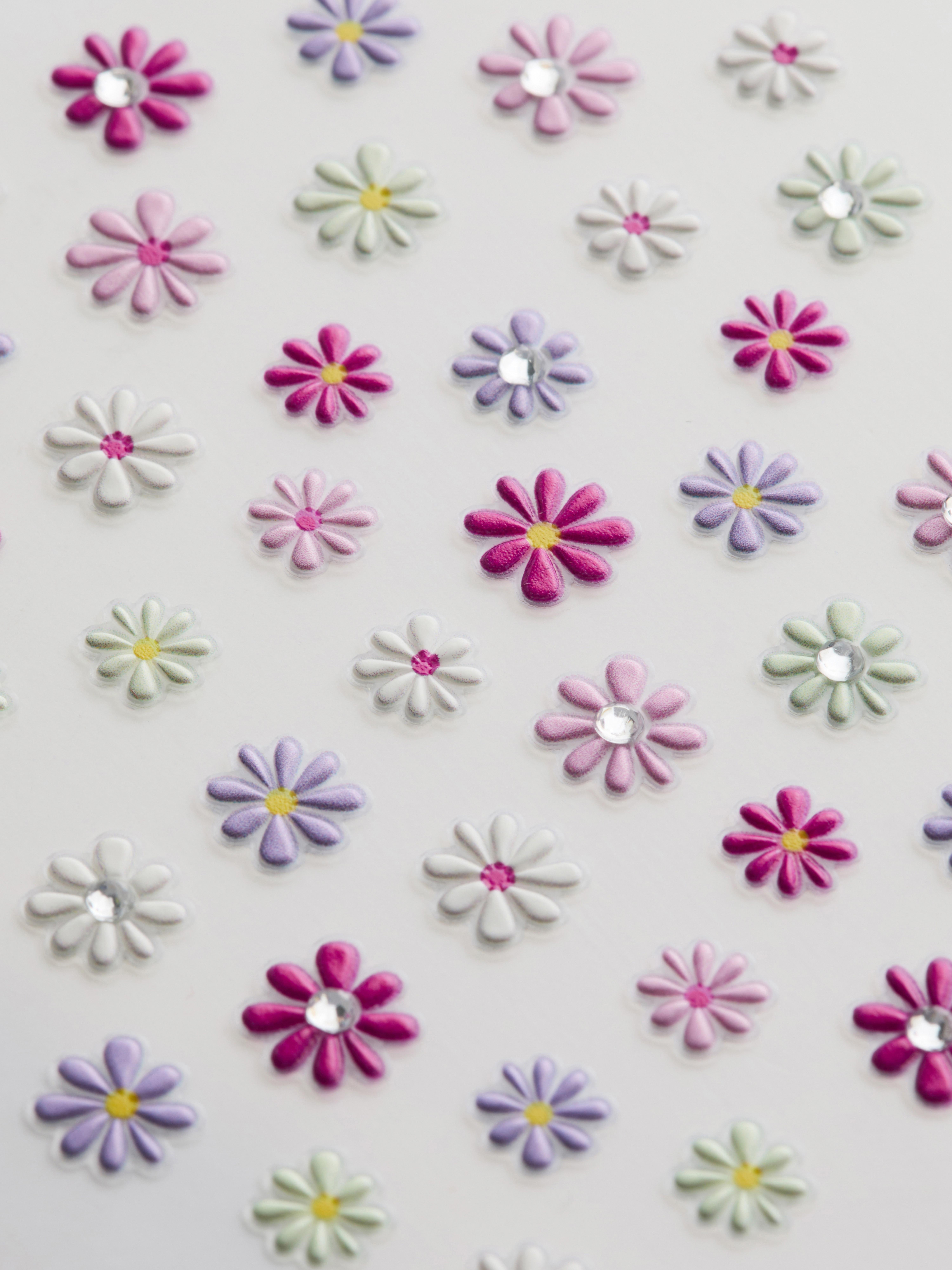 PS... Blumen-Nagelsticker, 52er-Pack