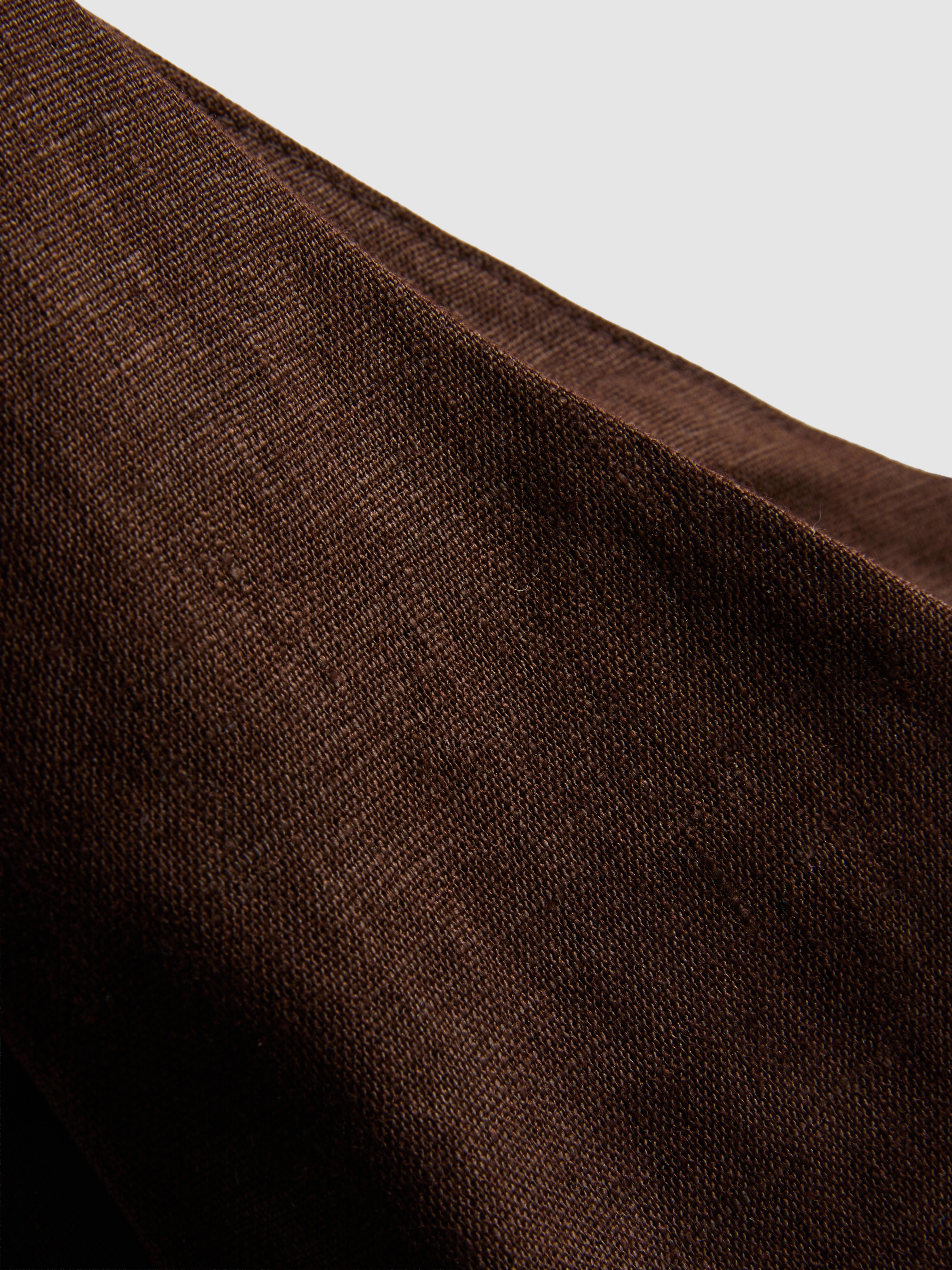 Gilet con volant in puro lino The Edit