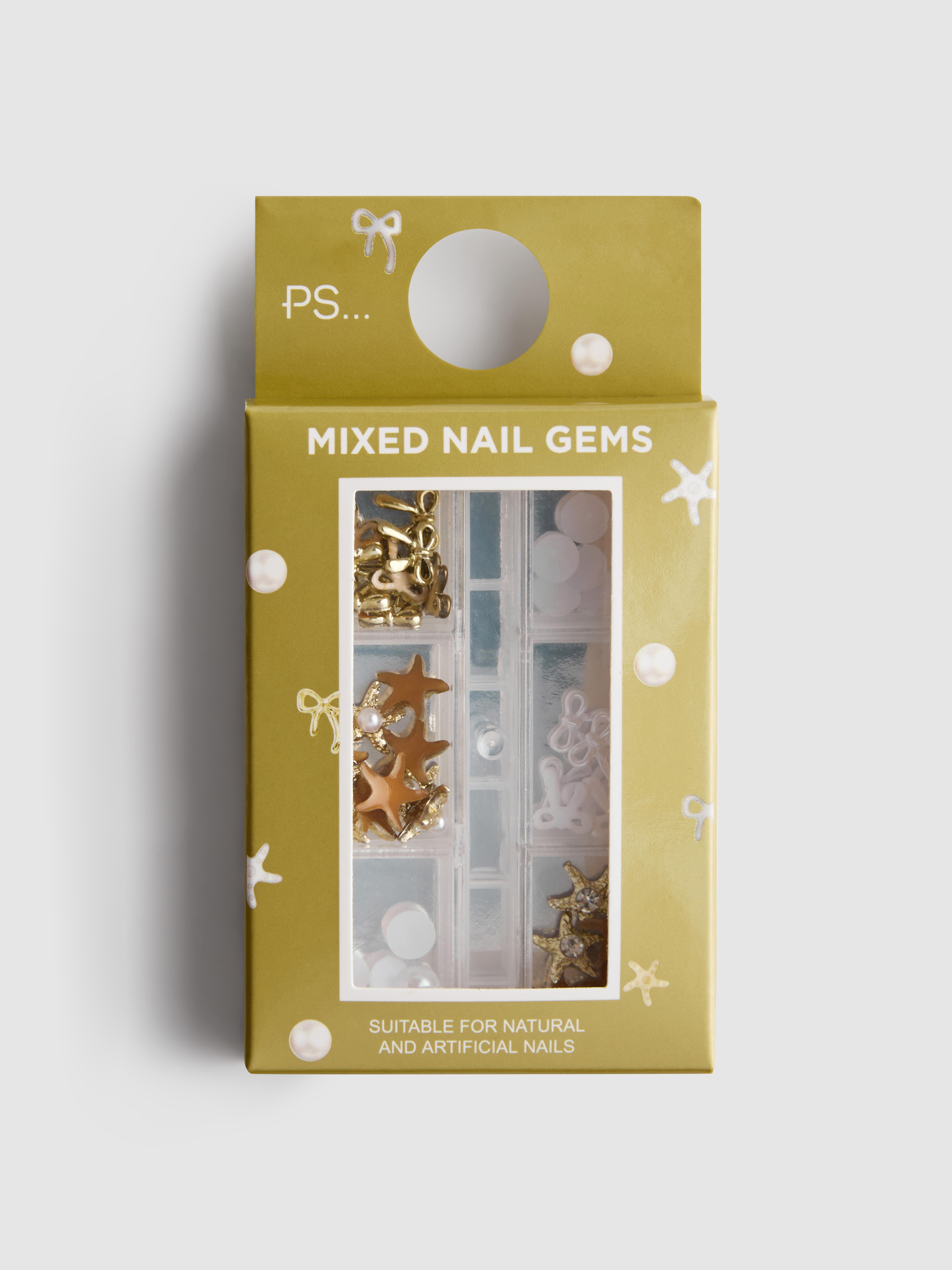 PS… Verschiedene Nagelschmucksteine