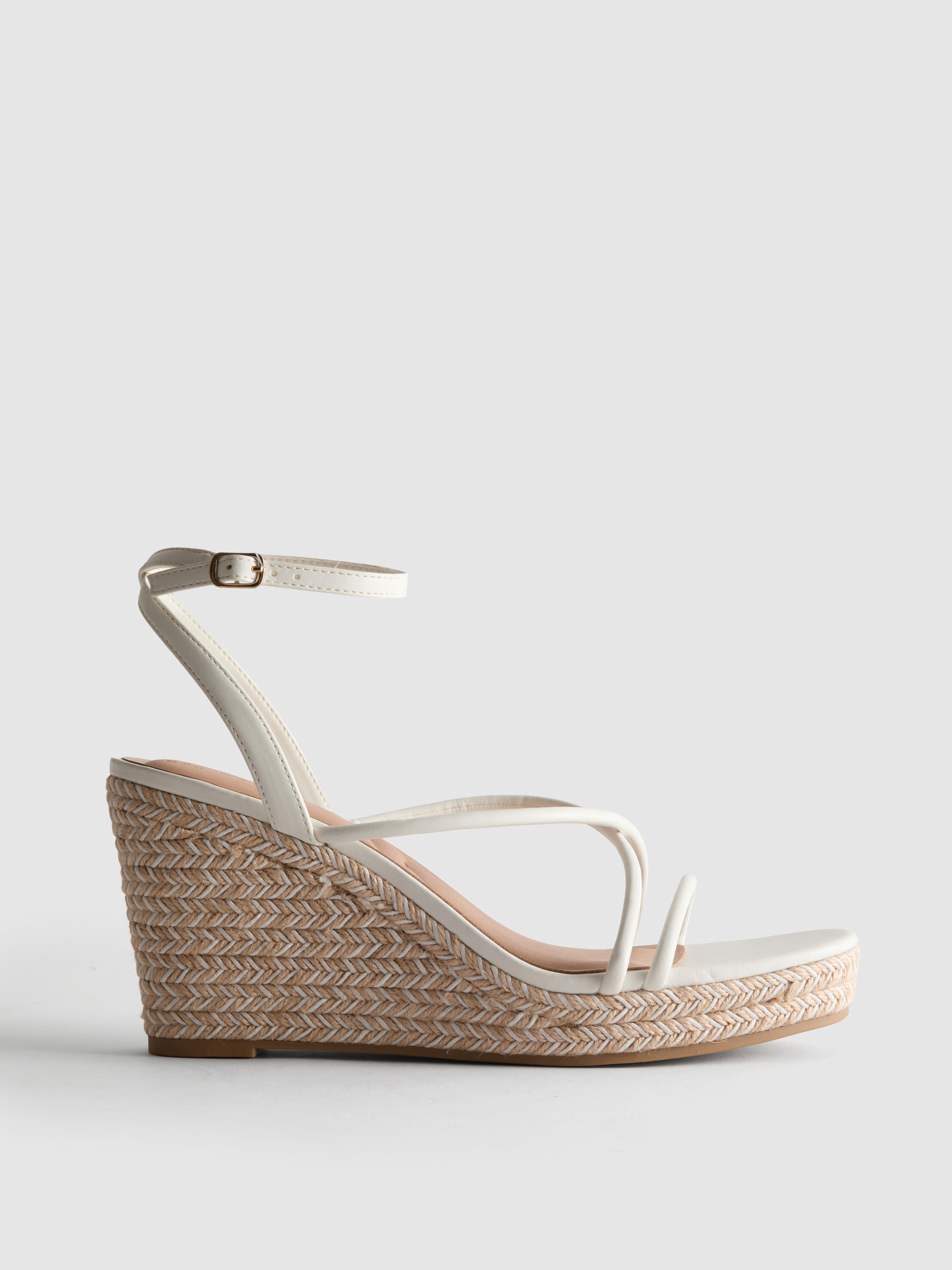 Strappy Espadrille Wedges
