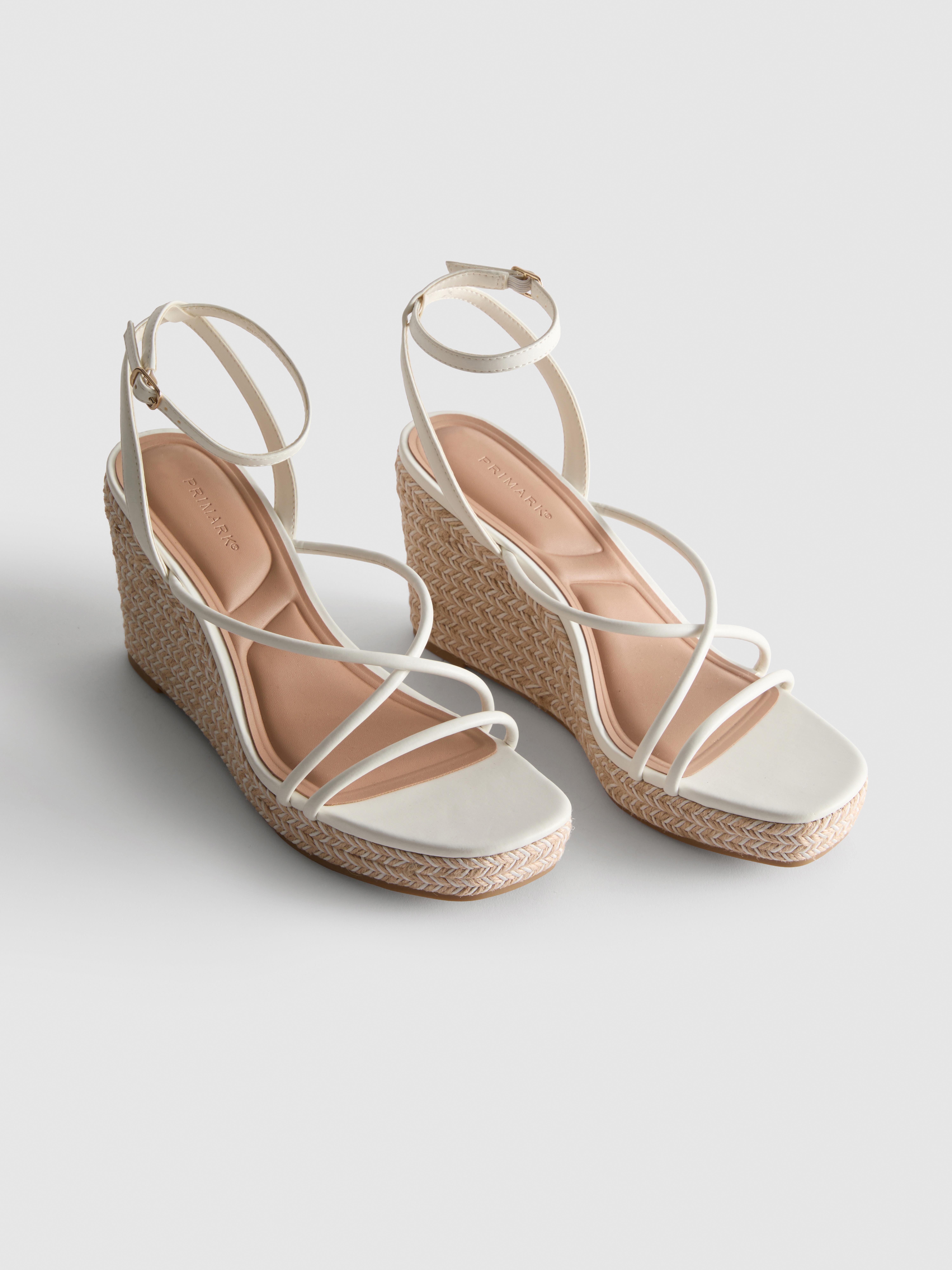 Strappy Espadrille Wedges