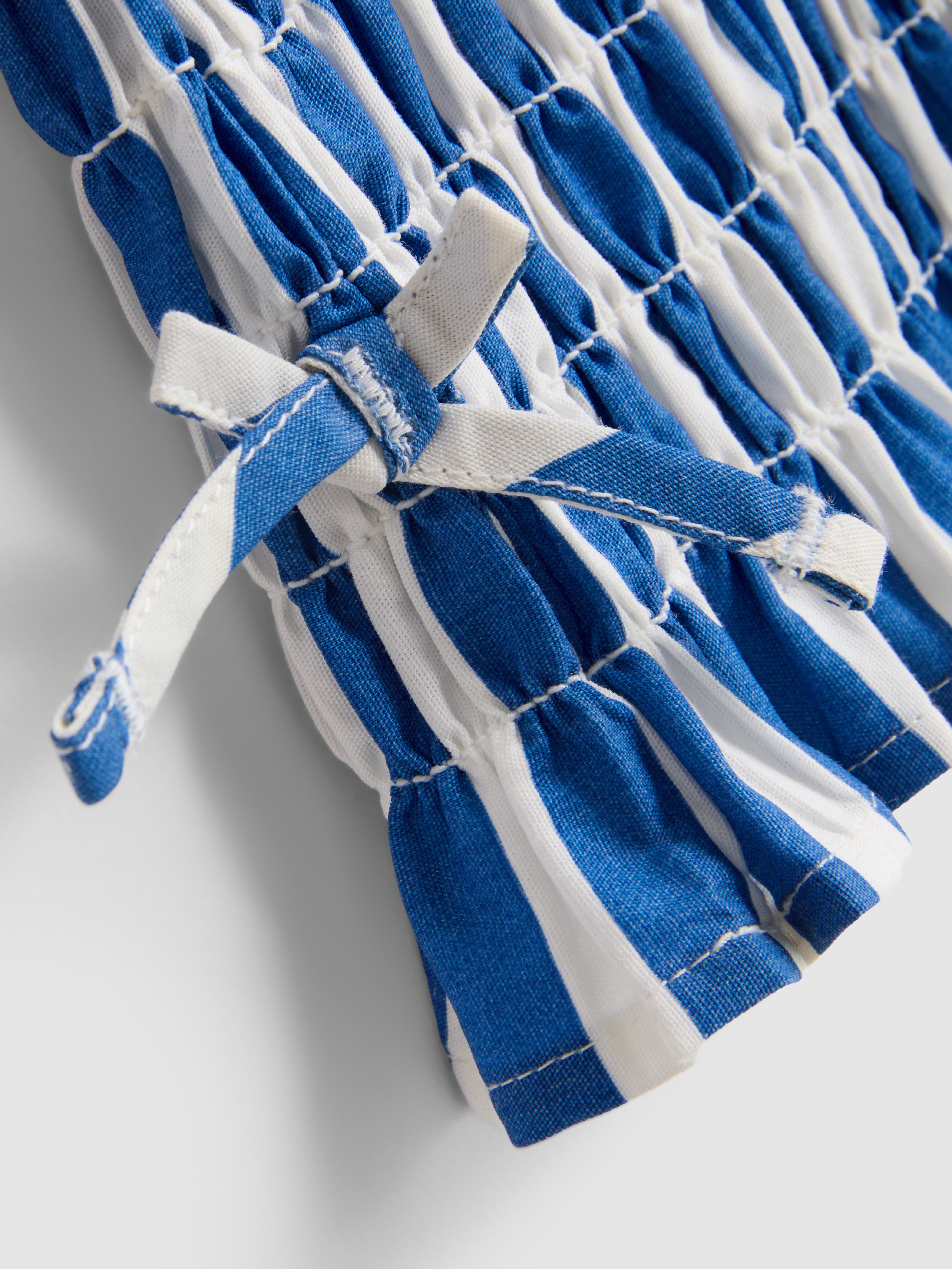 7-15yrs | Stripe Shirred Blouse