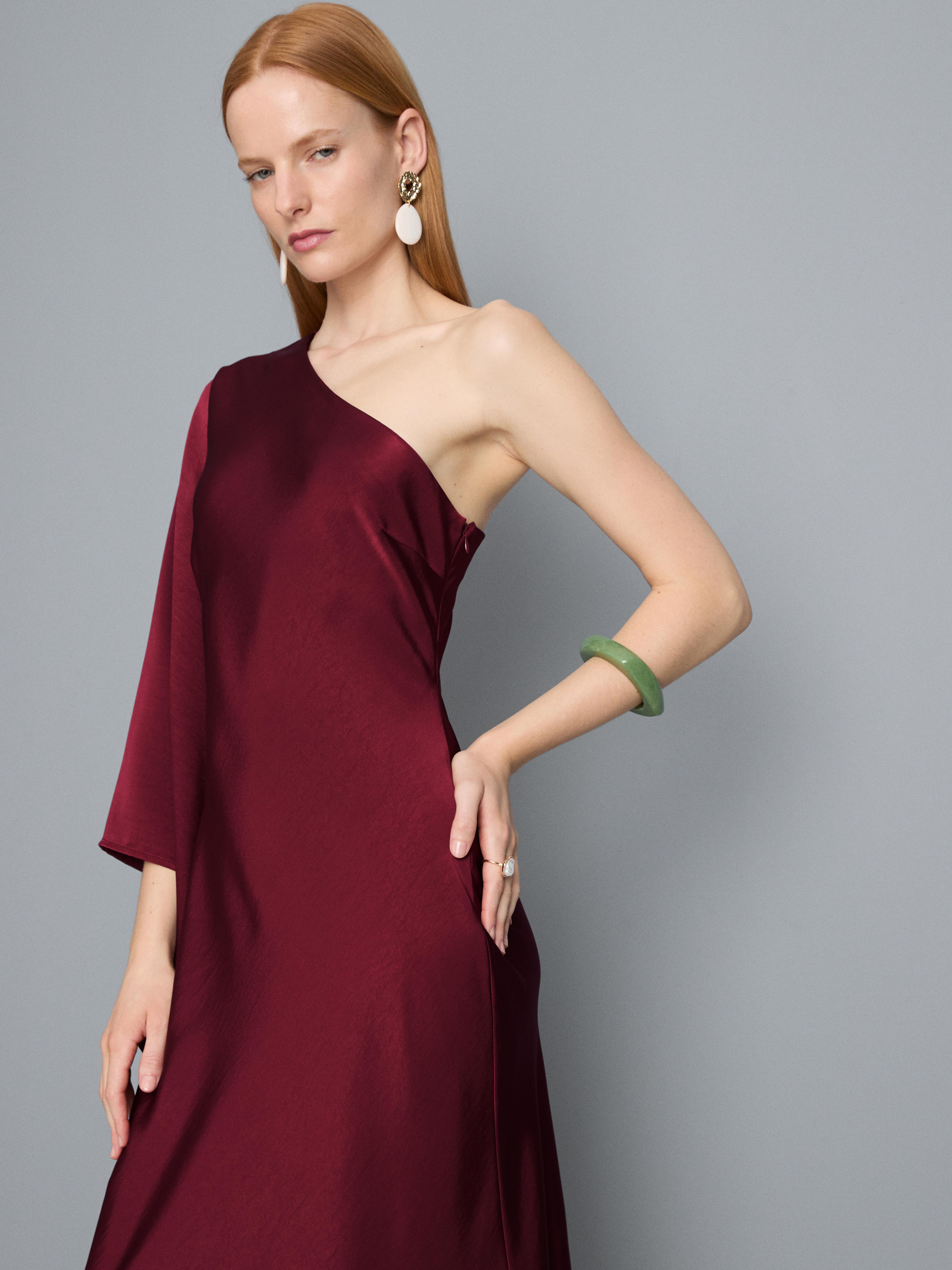 chinese dress ladies Women's Fig Tricolor Long Dress with Straps | Color: Beige main image 0