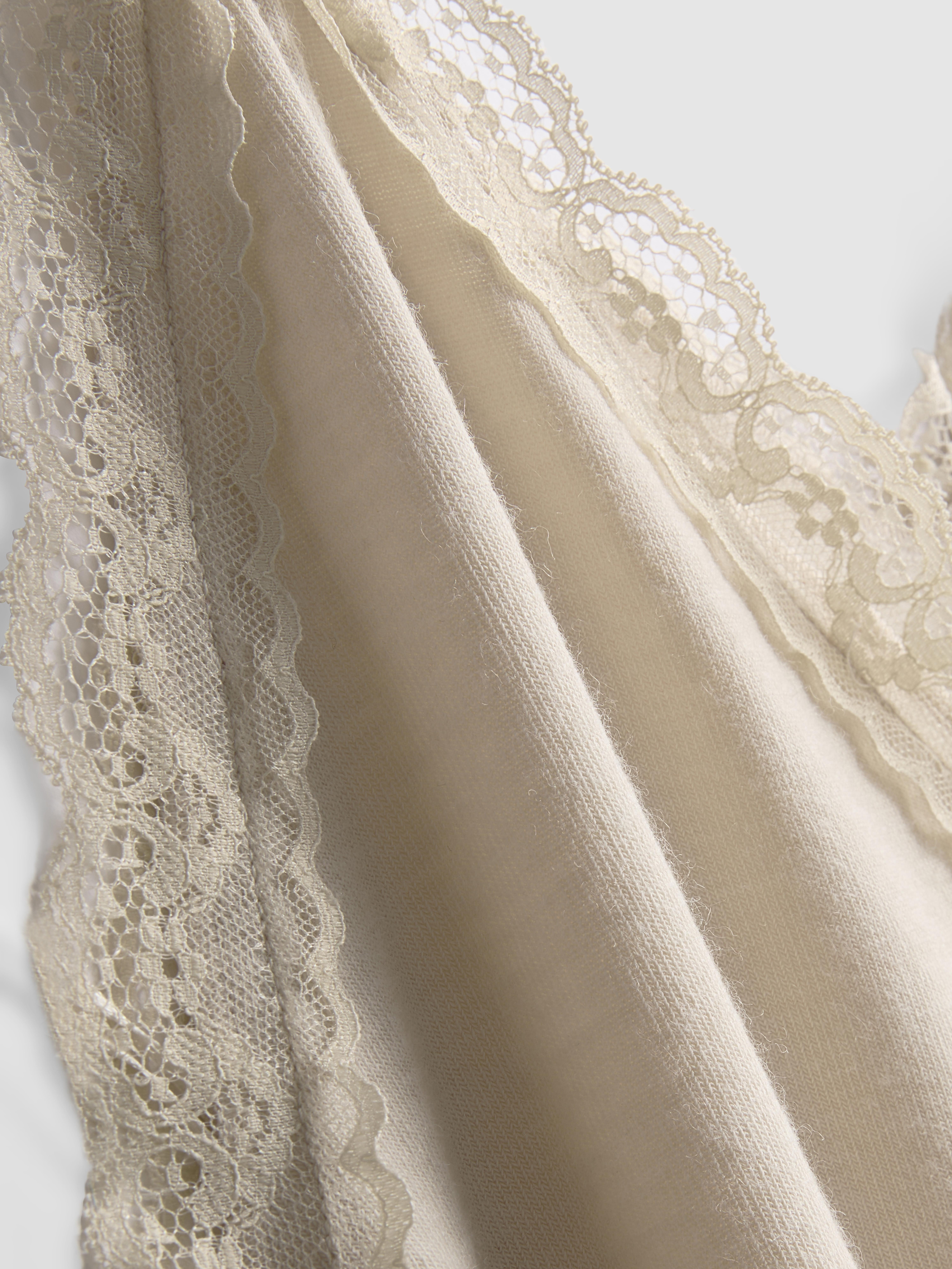 Relaxed Lace-Trim Cami Top
