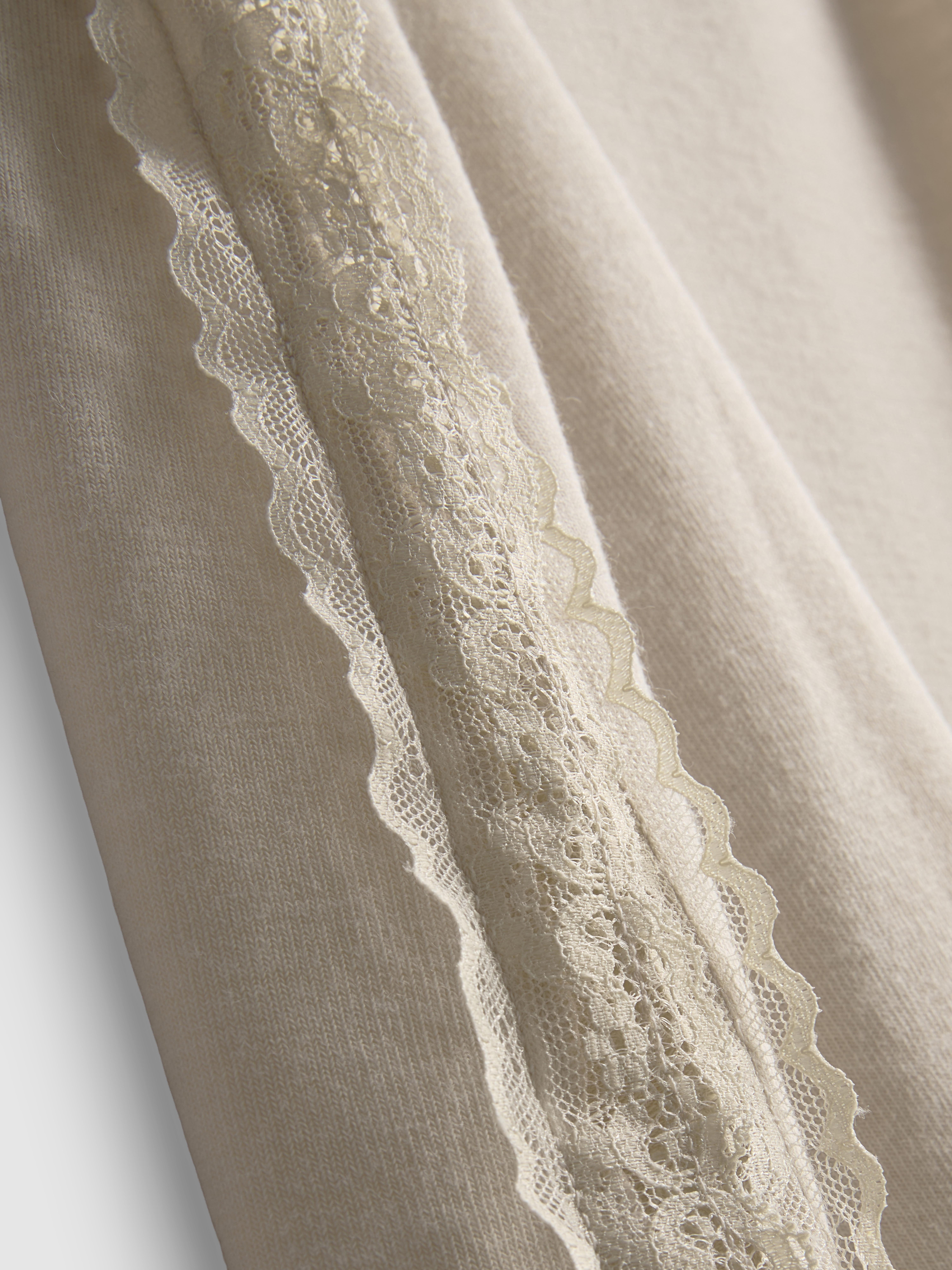 Relaxed Lace-Trim Cami Top