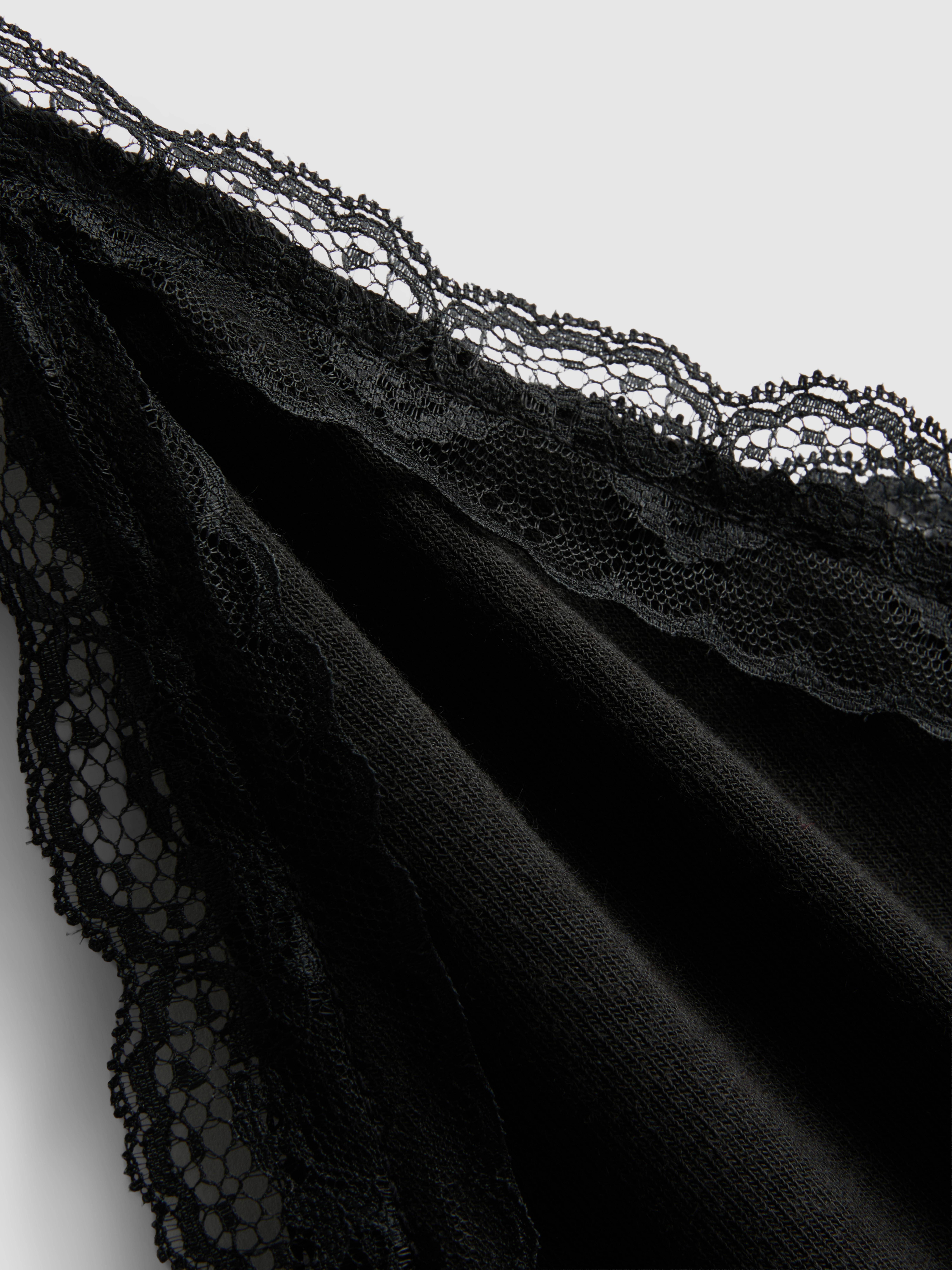 Relaxed Lace-Trim Cami Top