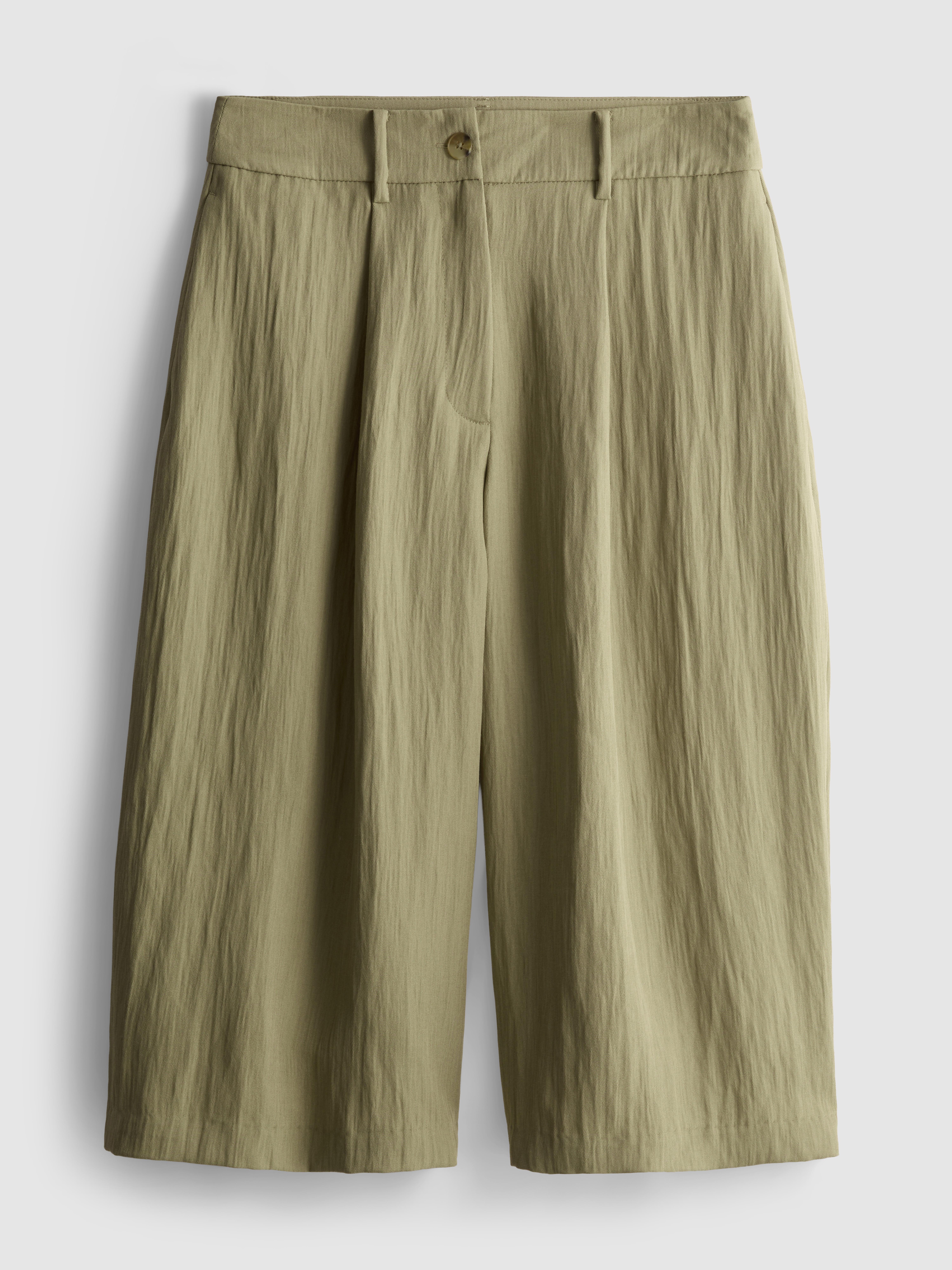 Woven Culotte Pants