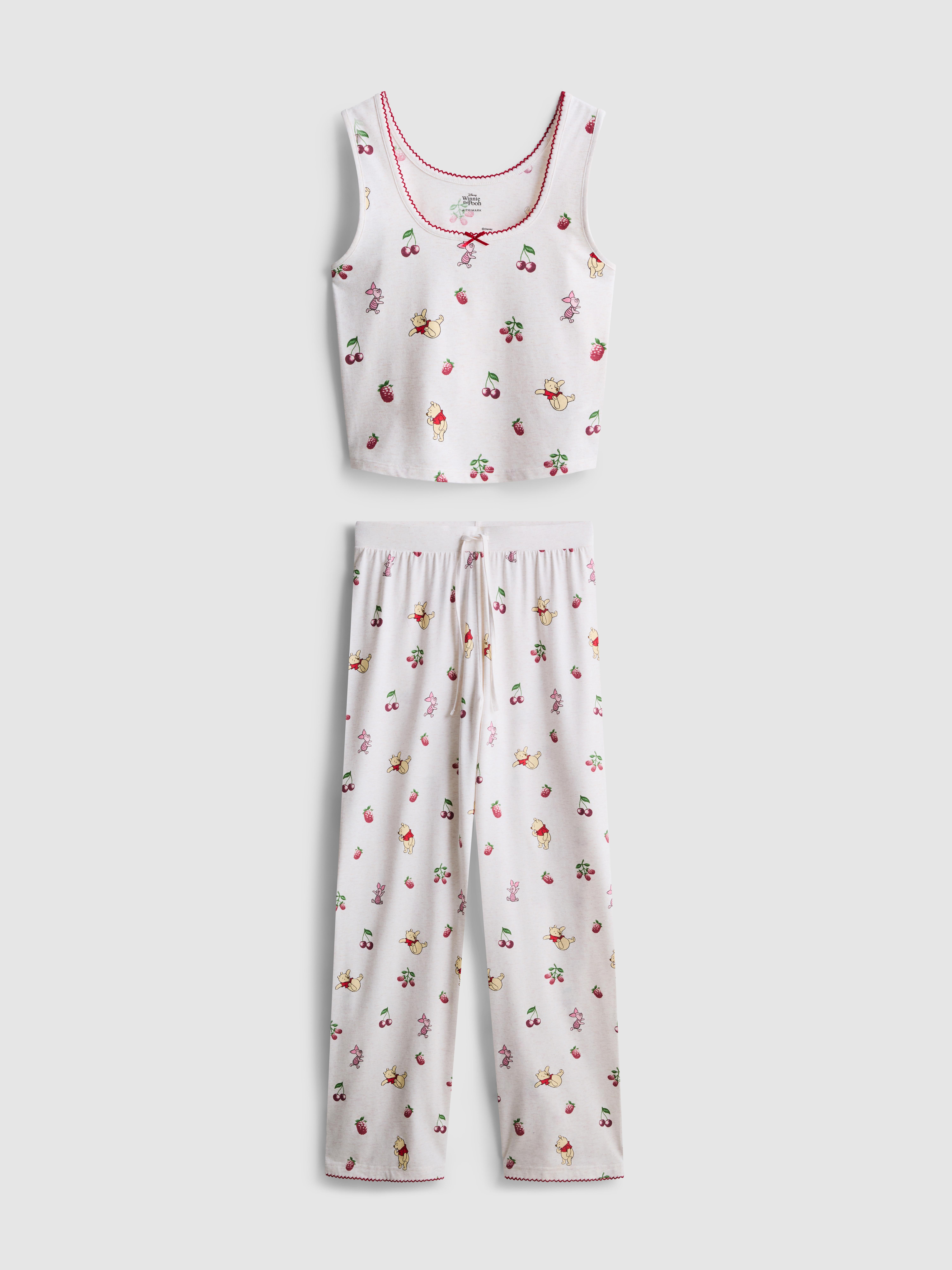 Katoenrijke pyjama met print Disney's Winnie de Poeh