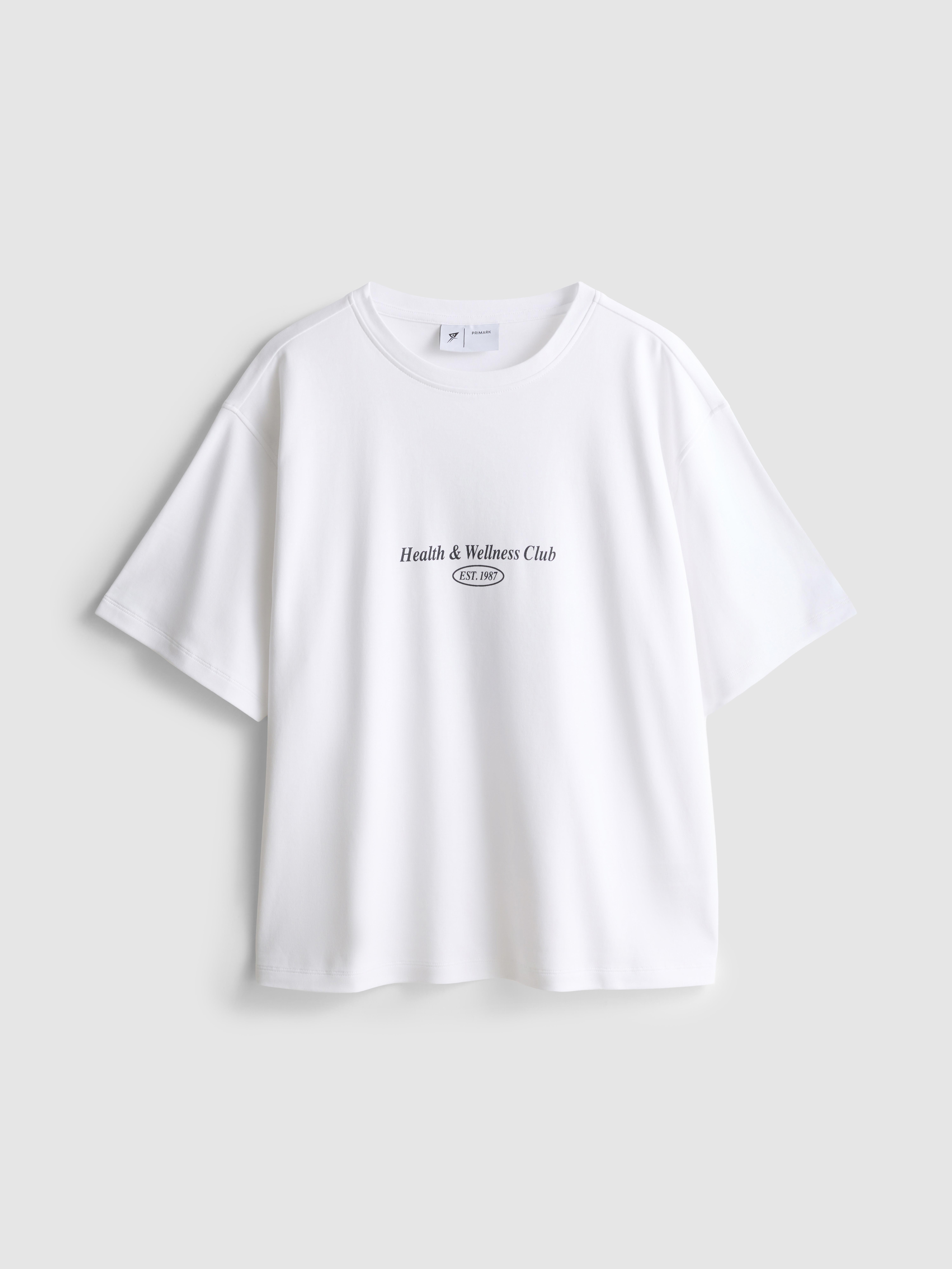 Relaxed Cotton Graphic Active Tee