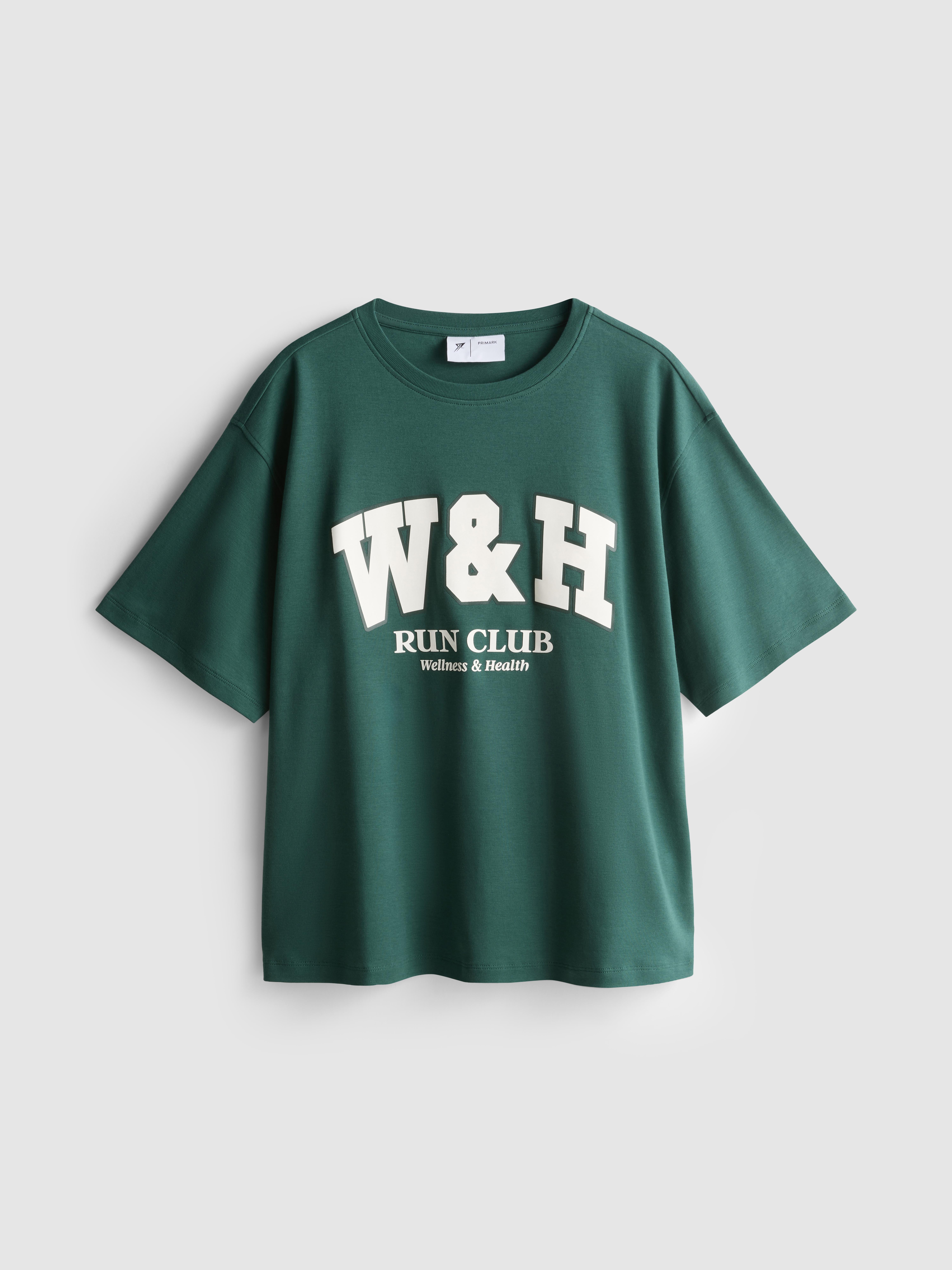 Relaxed Cotton Graphic Active Tee