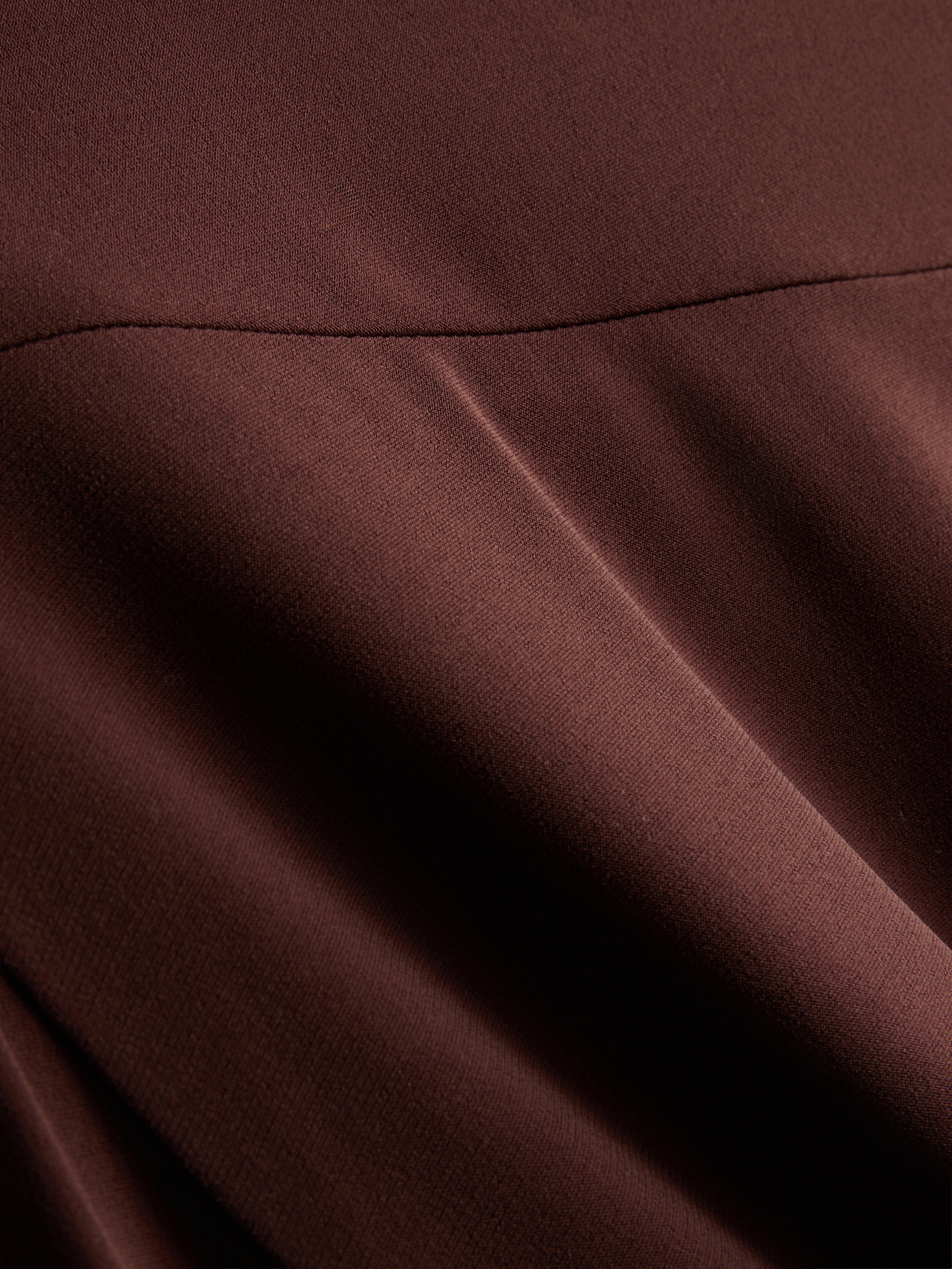 Hanky Hem Midi Skirt