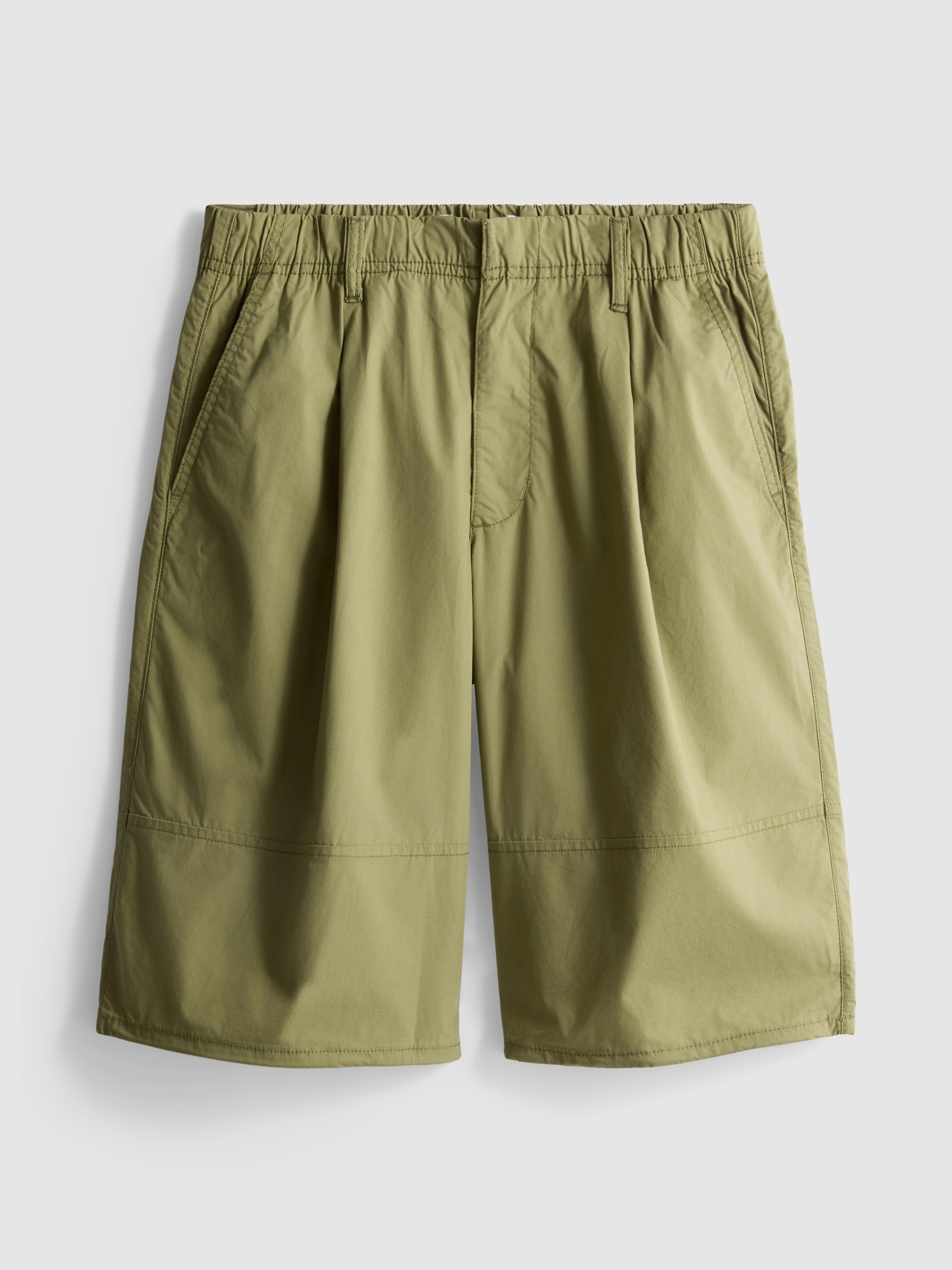 Lange Cargo-Shorts aus Baumwollmischung