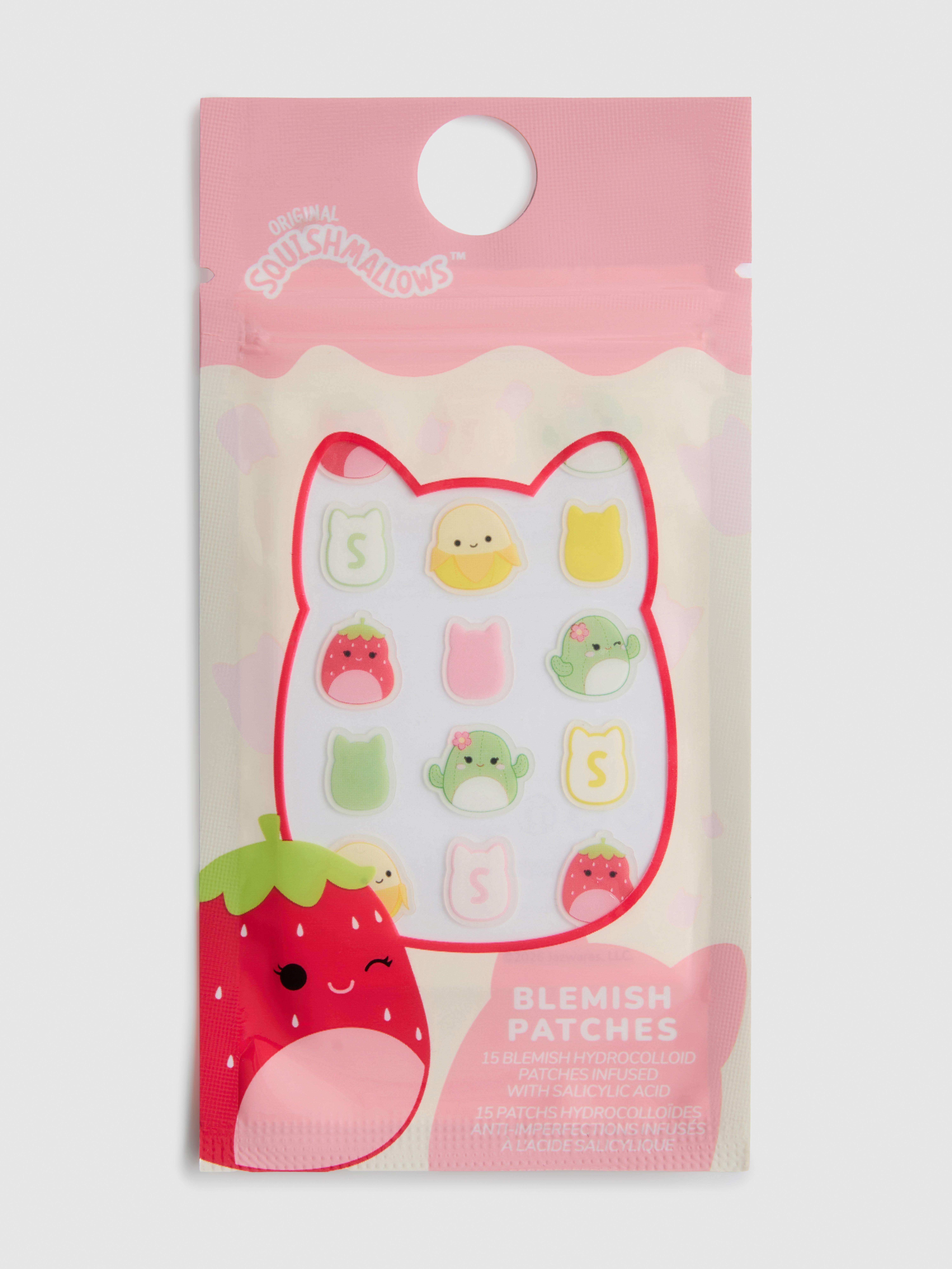 15pk Squishmallows Hydrocolloid Blemish Patches