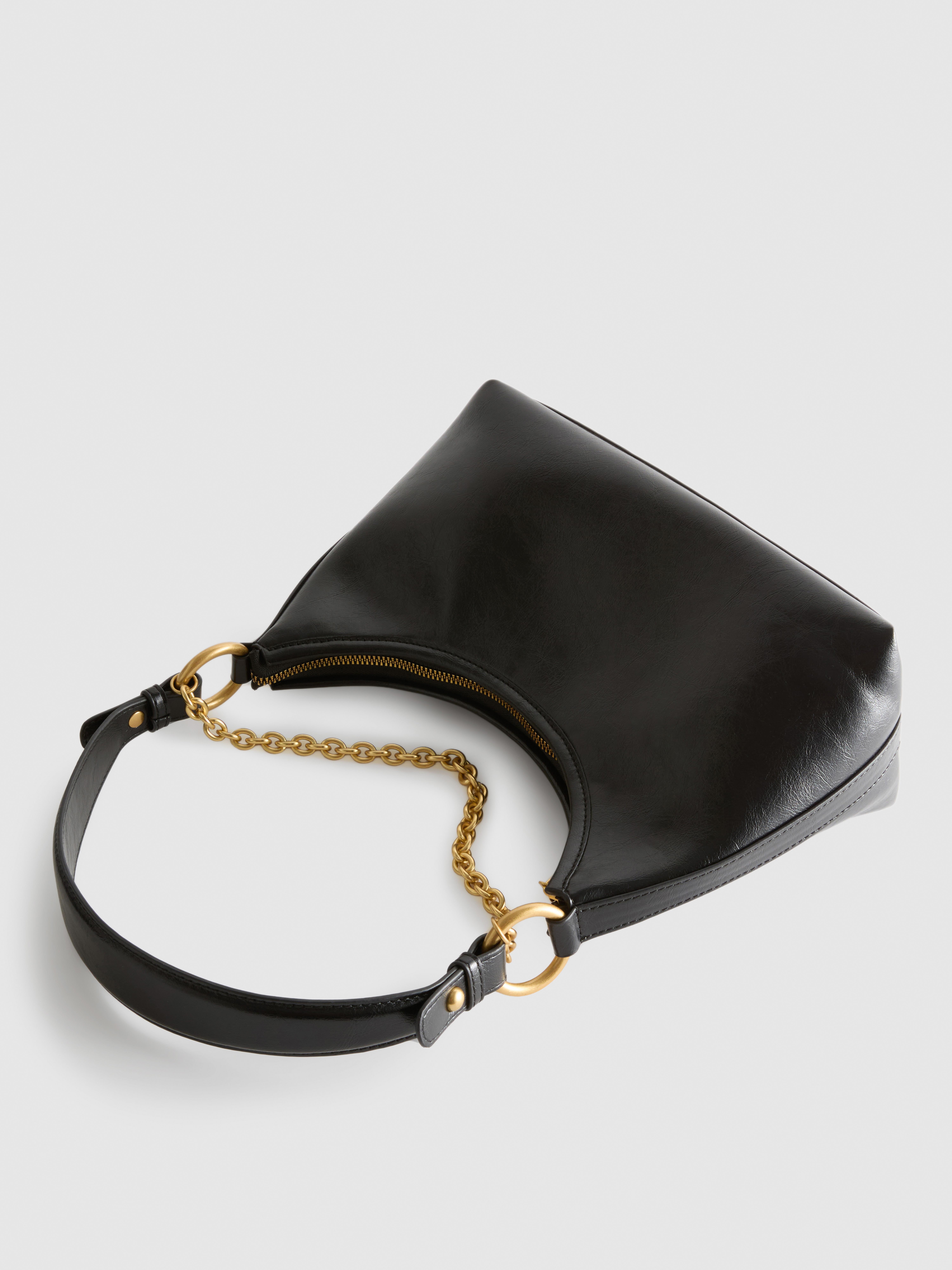 Women's Black Chain Shoulder Bag | Primark