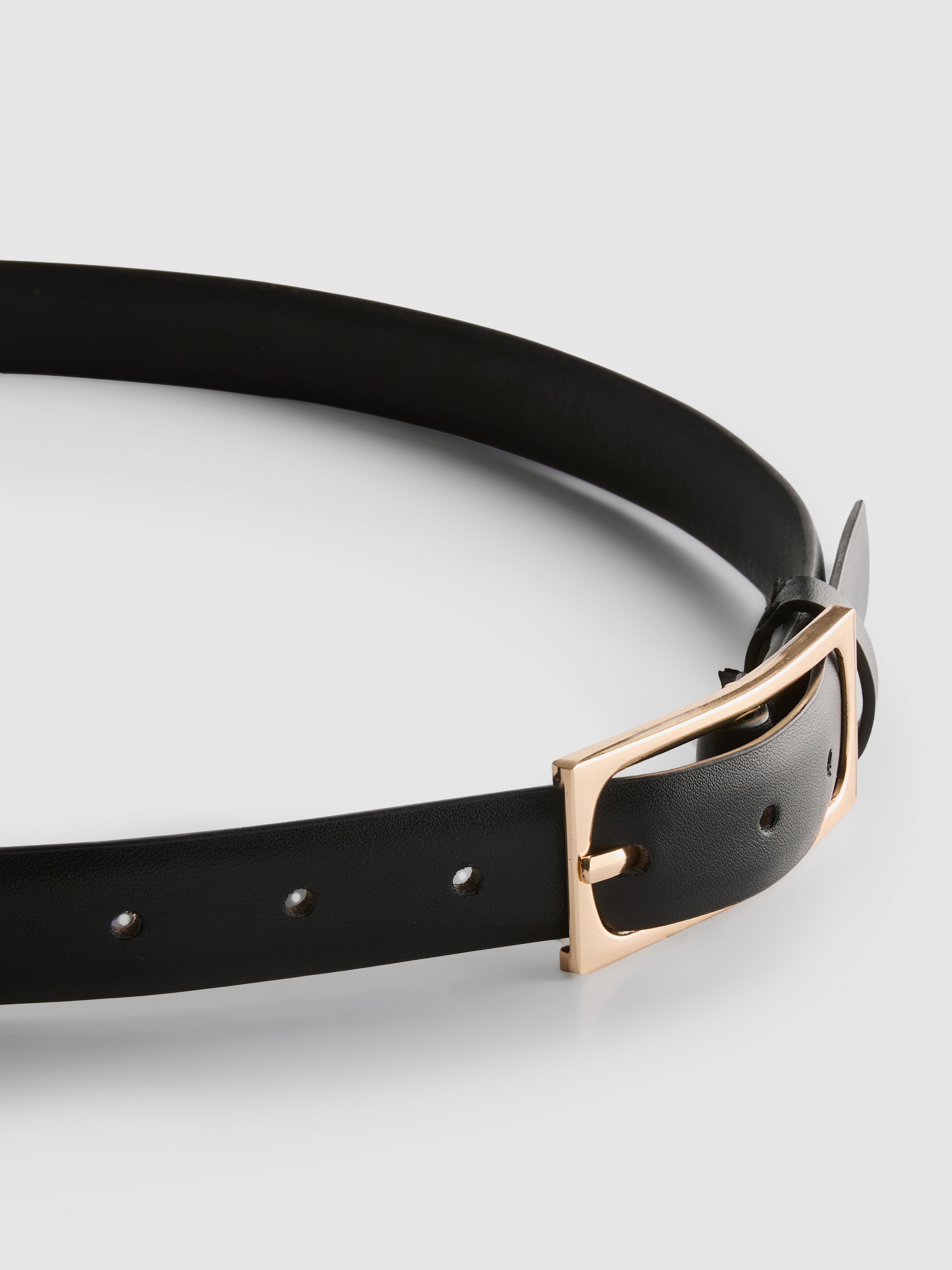 Rectangular Buckle Belt