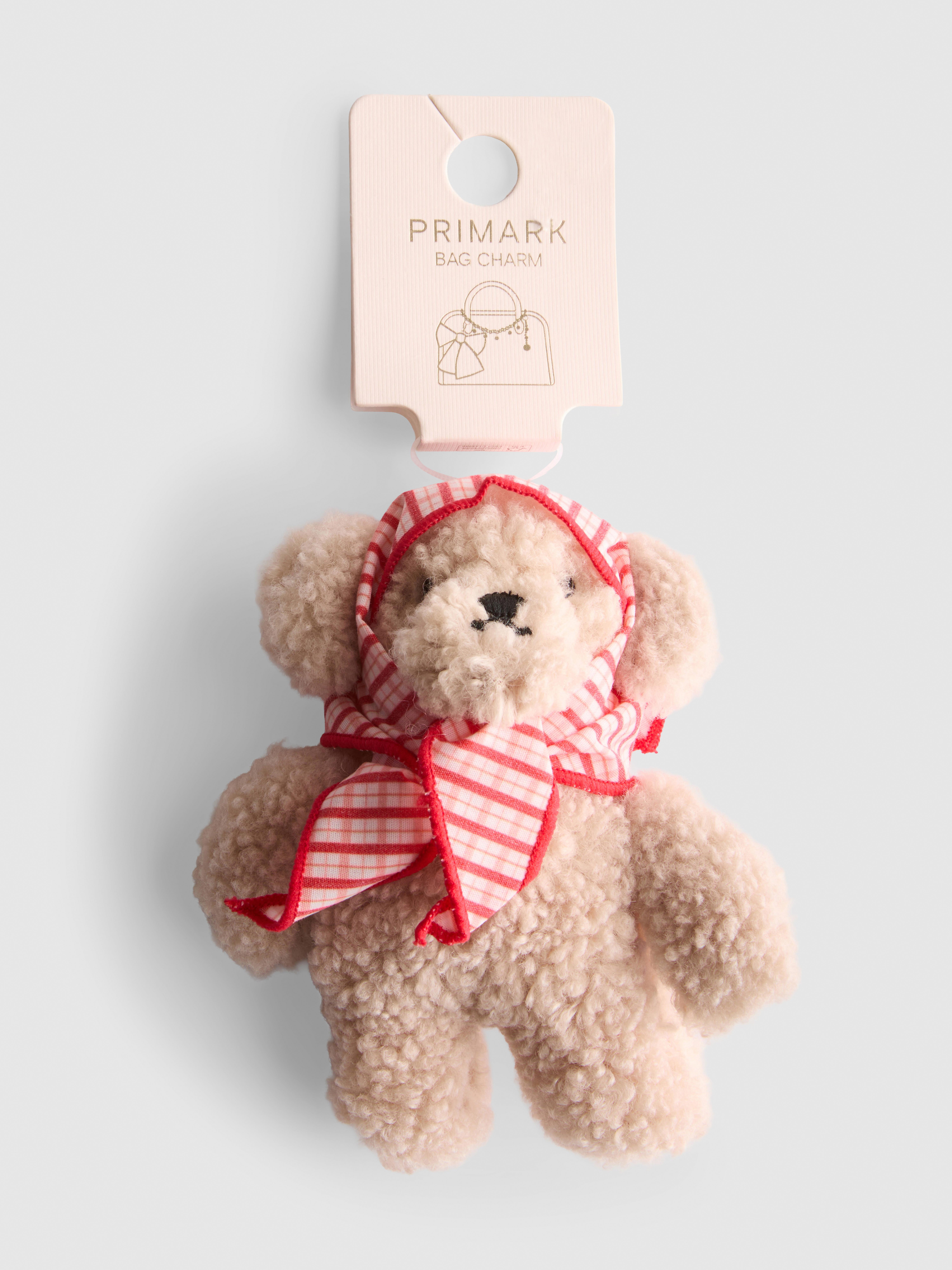 Schlüsselanhänger mit Plüsch-Teddybär