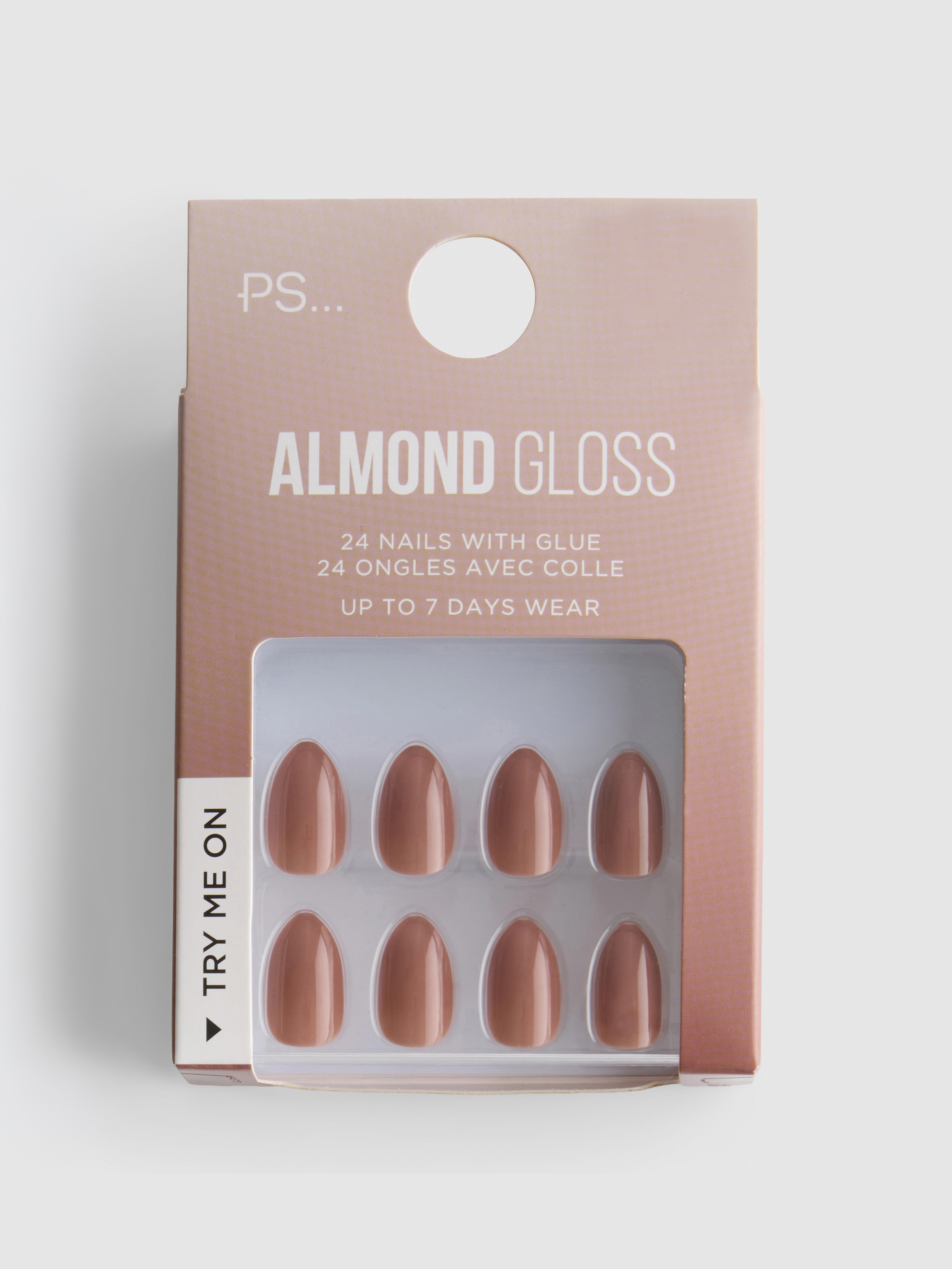 PS... Almond Gloss False Nails