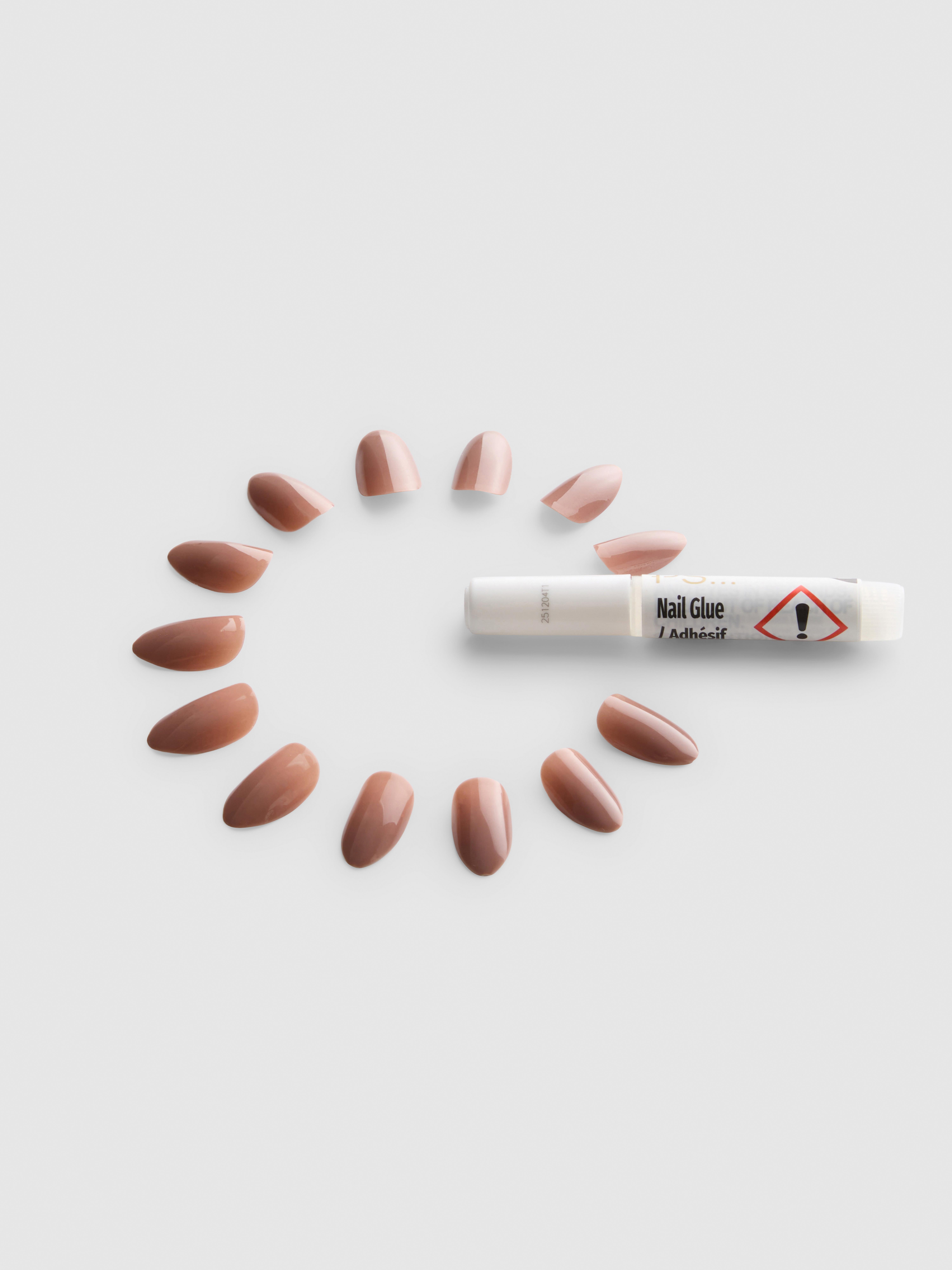 PS... Almond Gloss False Nails