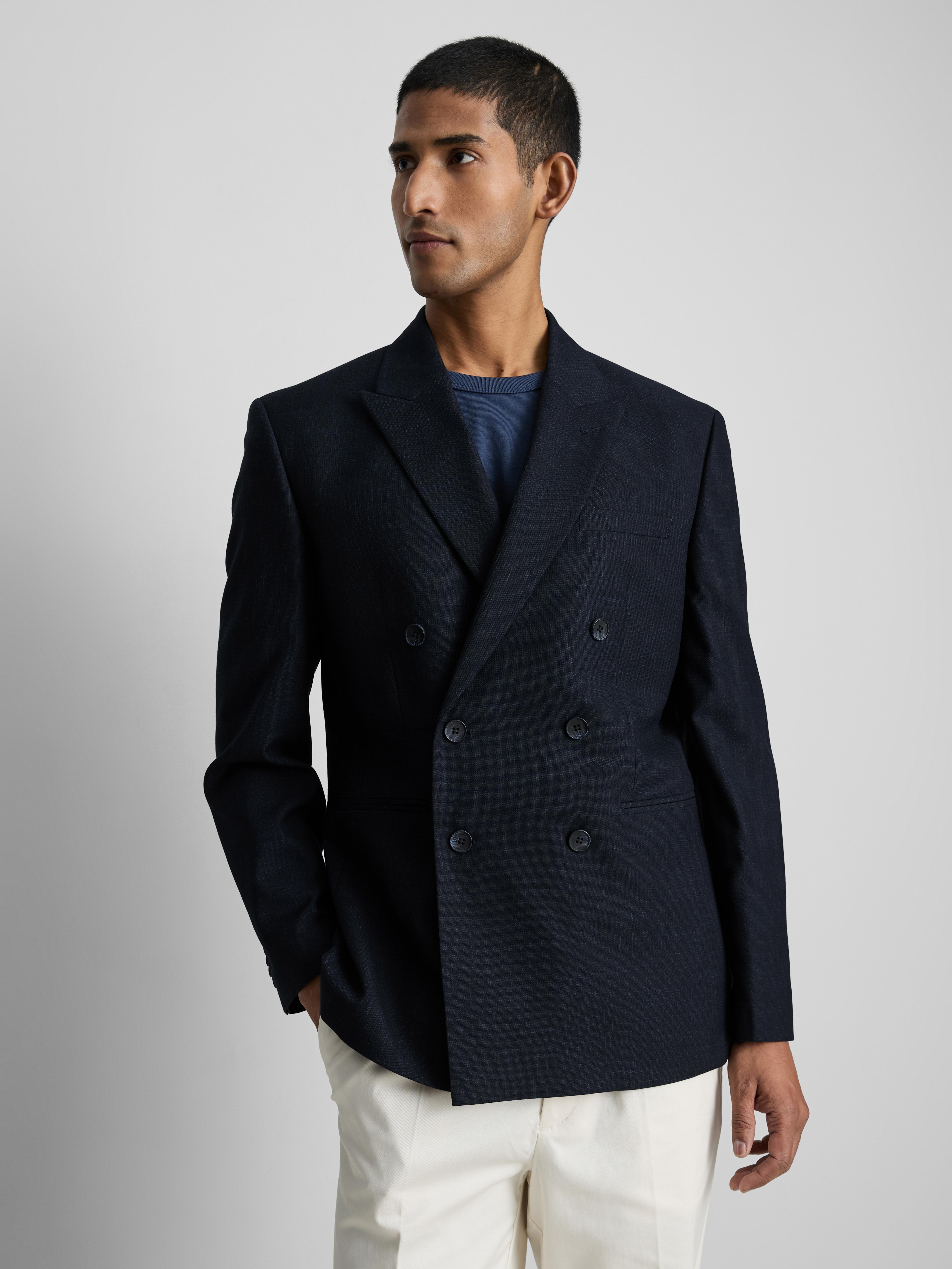 The Edit Double Breasted Suit Jacket