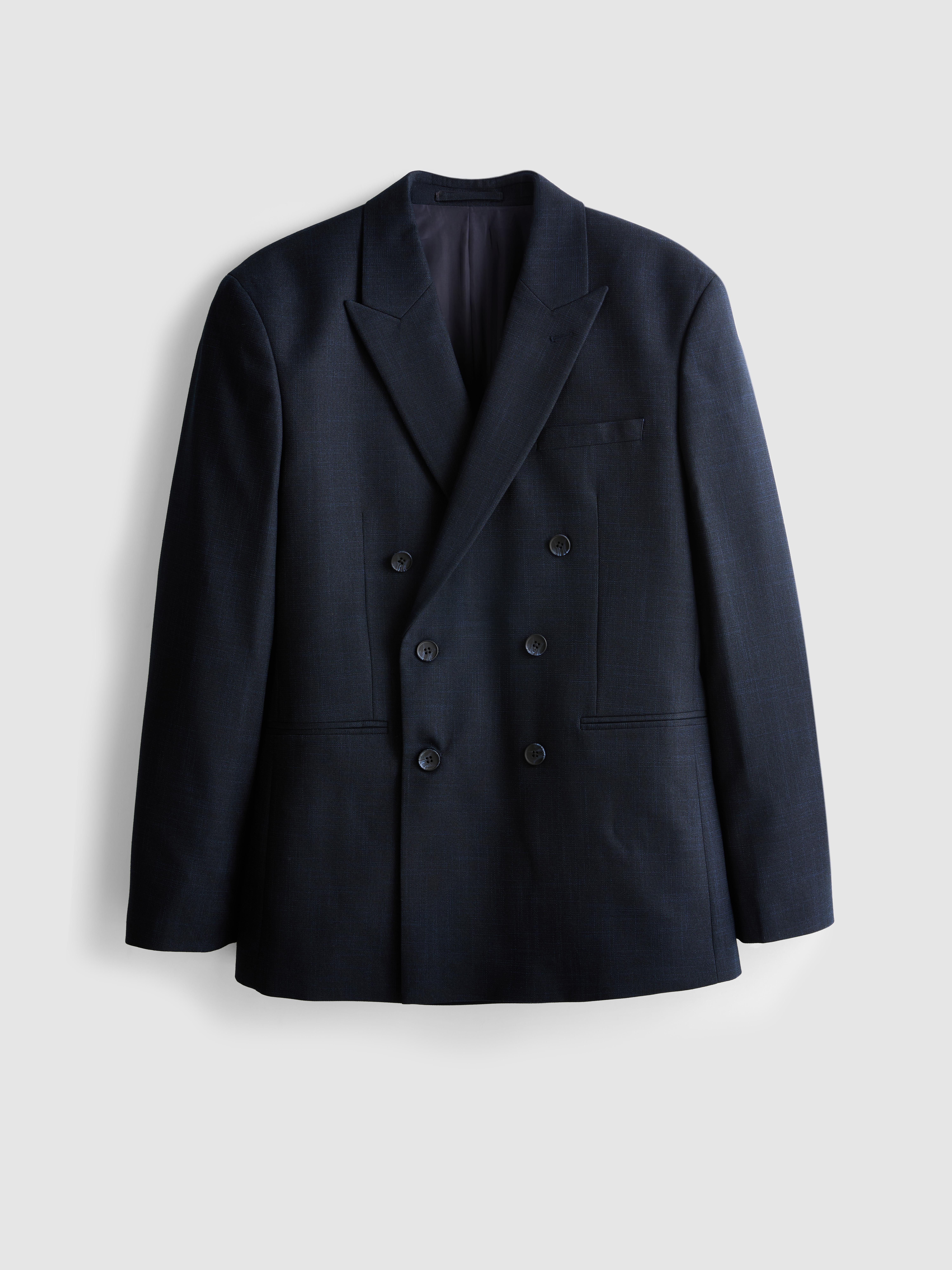 The Edit Double Breasted Suit Jacket