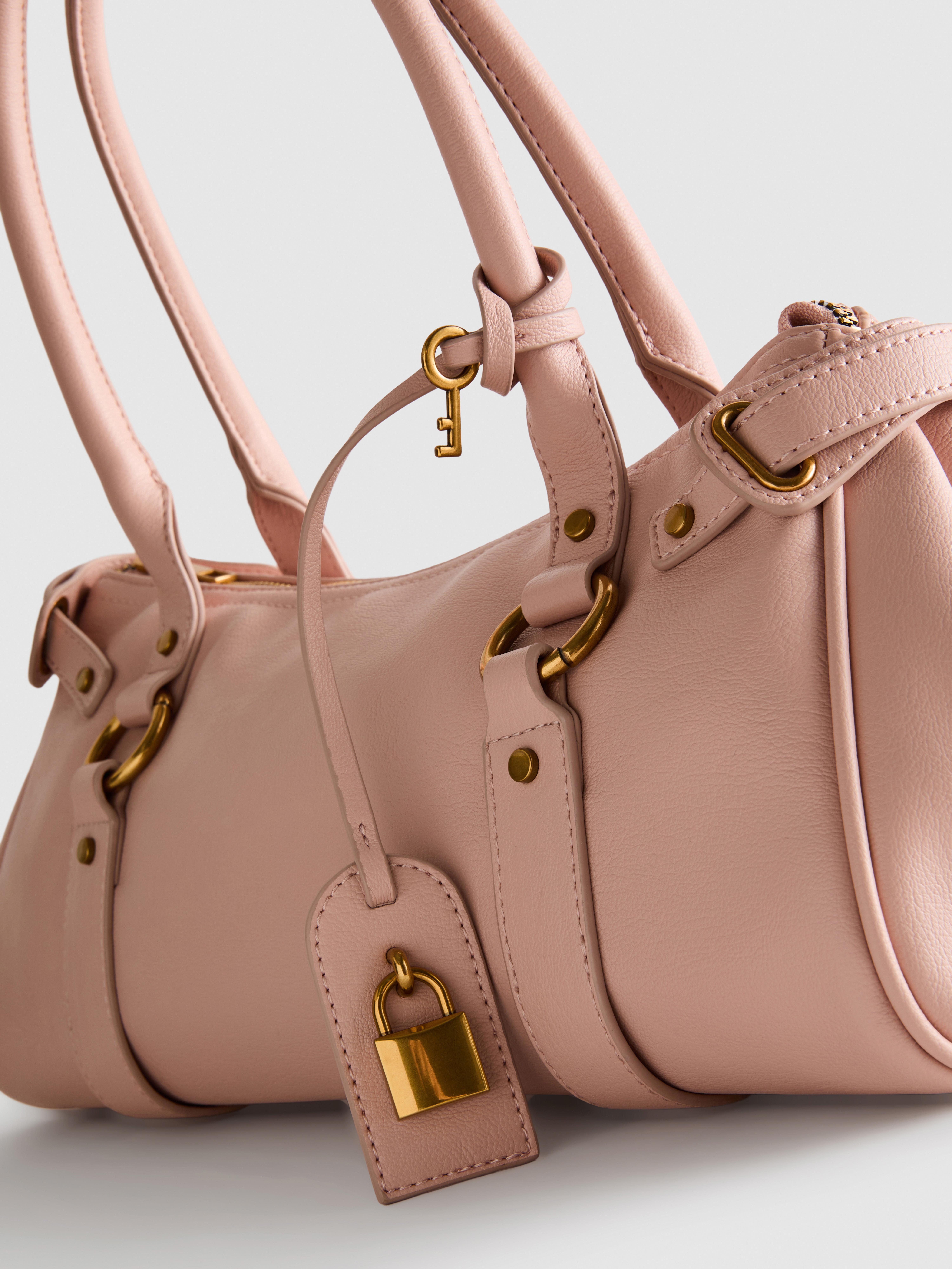 Borsa a spalla con lucchetto