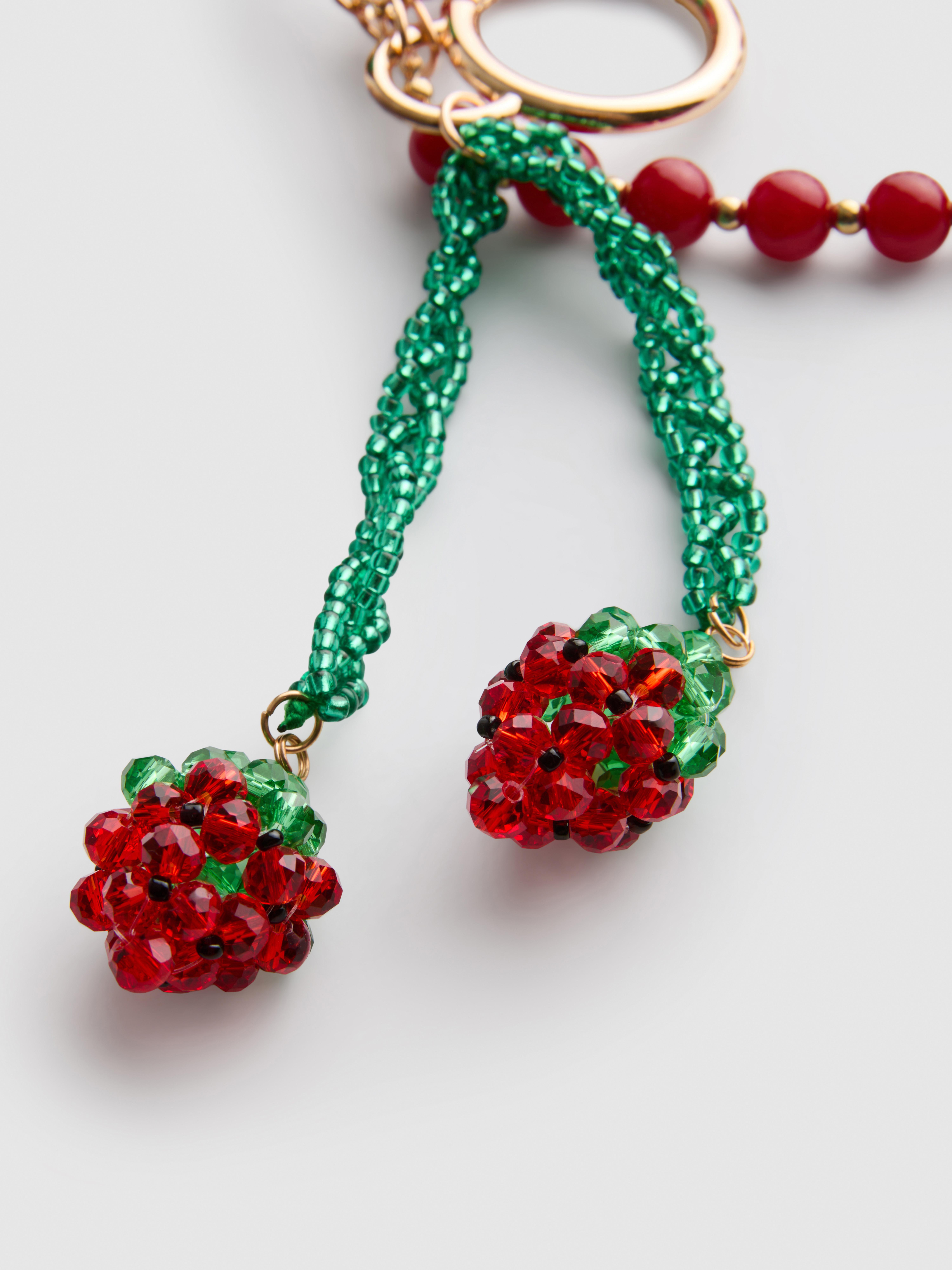 Strawberry Charm Keyring