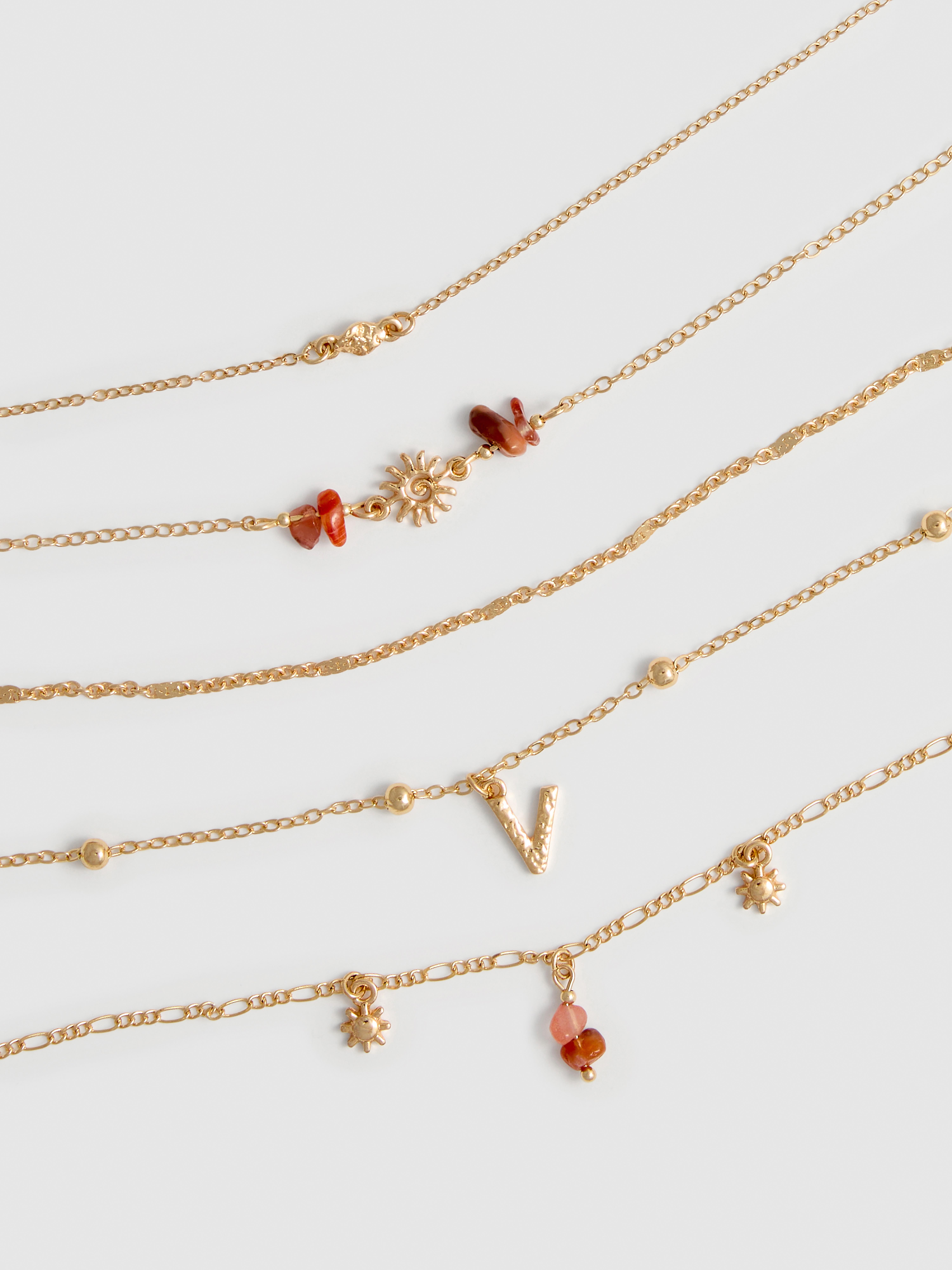 Freundschaftshalsketten mit Initiale